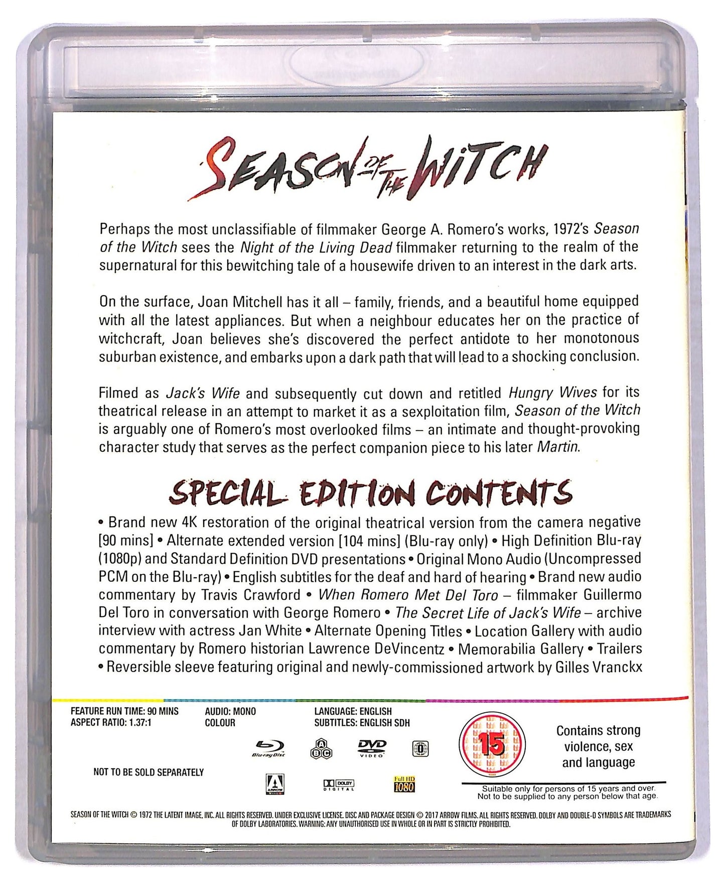 EBOND Season Of The Witch ( UK Version ) EDITORIALE BLURAY BLURAY D777328