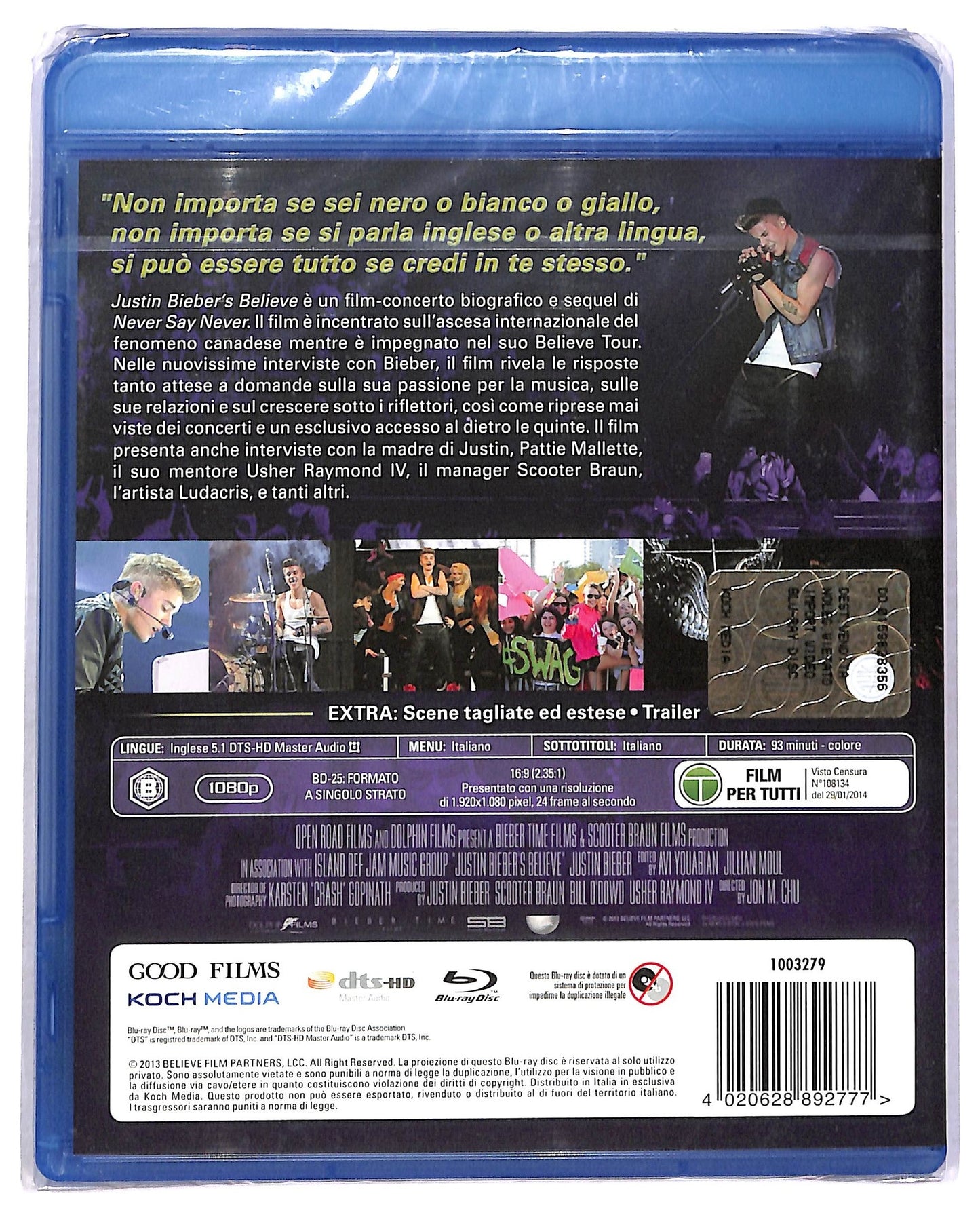 EBOND Justin Bieber - Believe BLURAY D777339