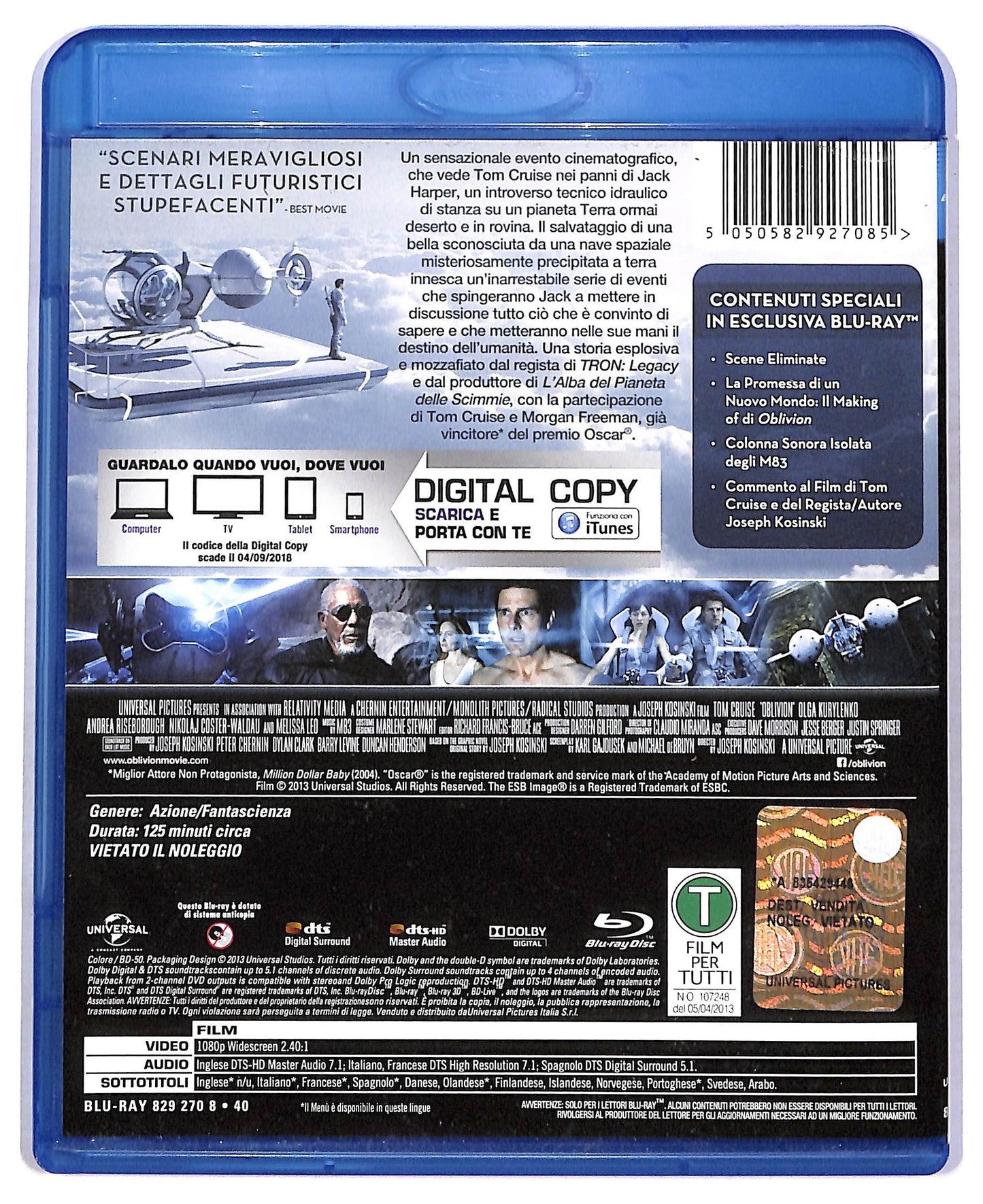 EBOND oblivion - digital copy + BLURAY D777414
