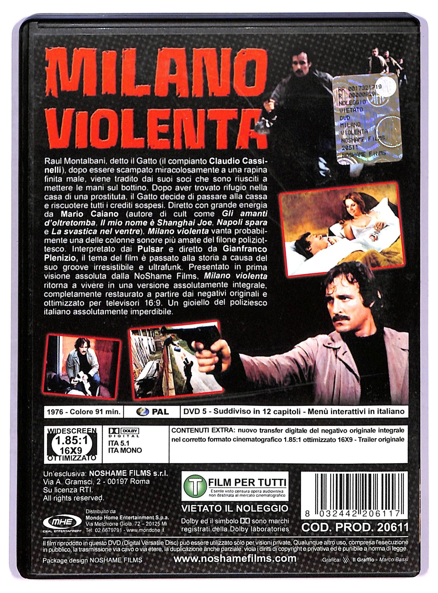 EBOND Milano Violenta DVD D777511