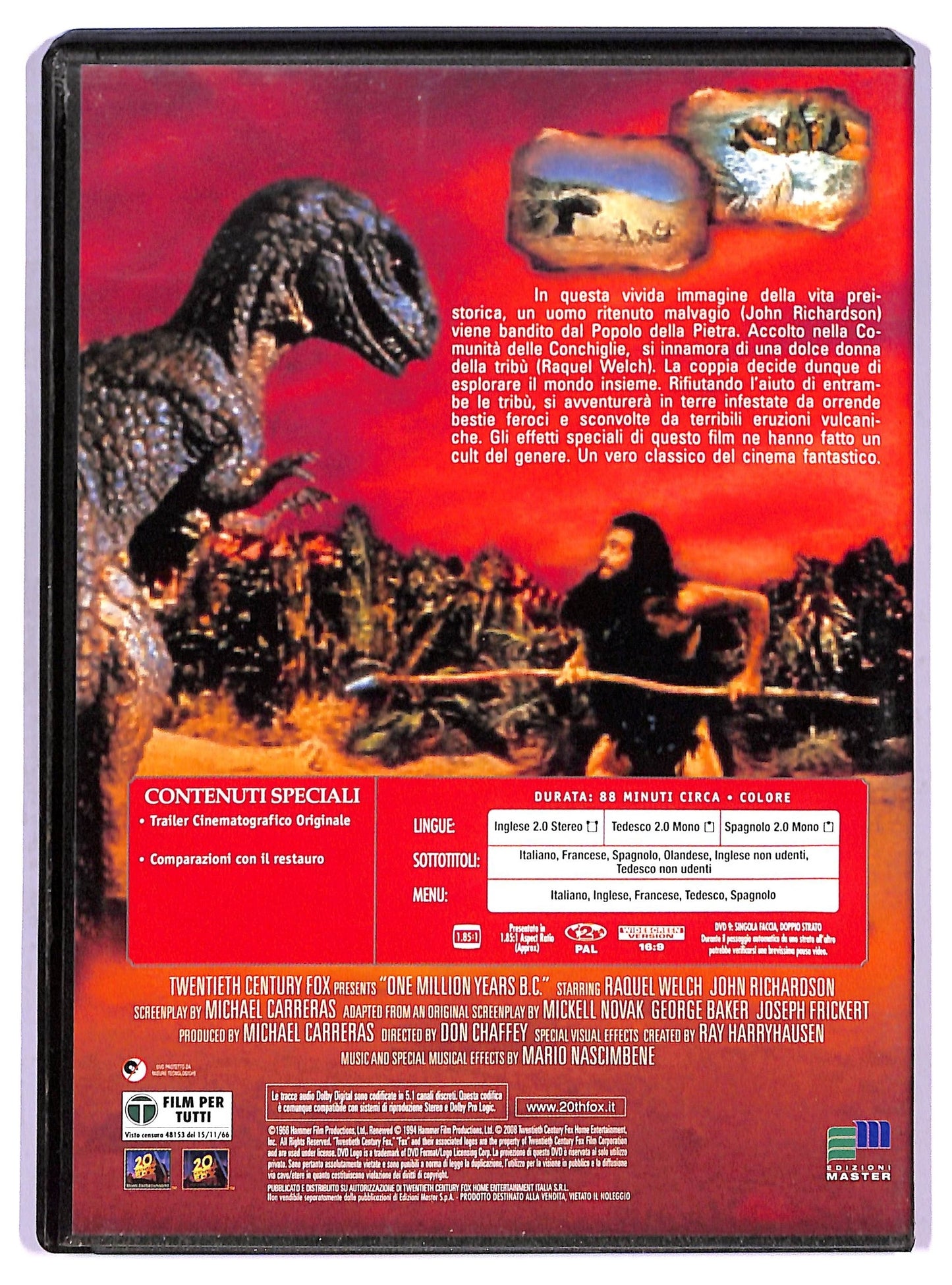 EBOND Un milione di anni fa EDITORIALE DVD D777544