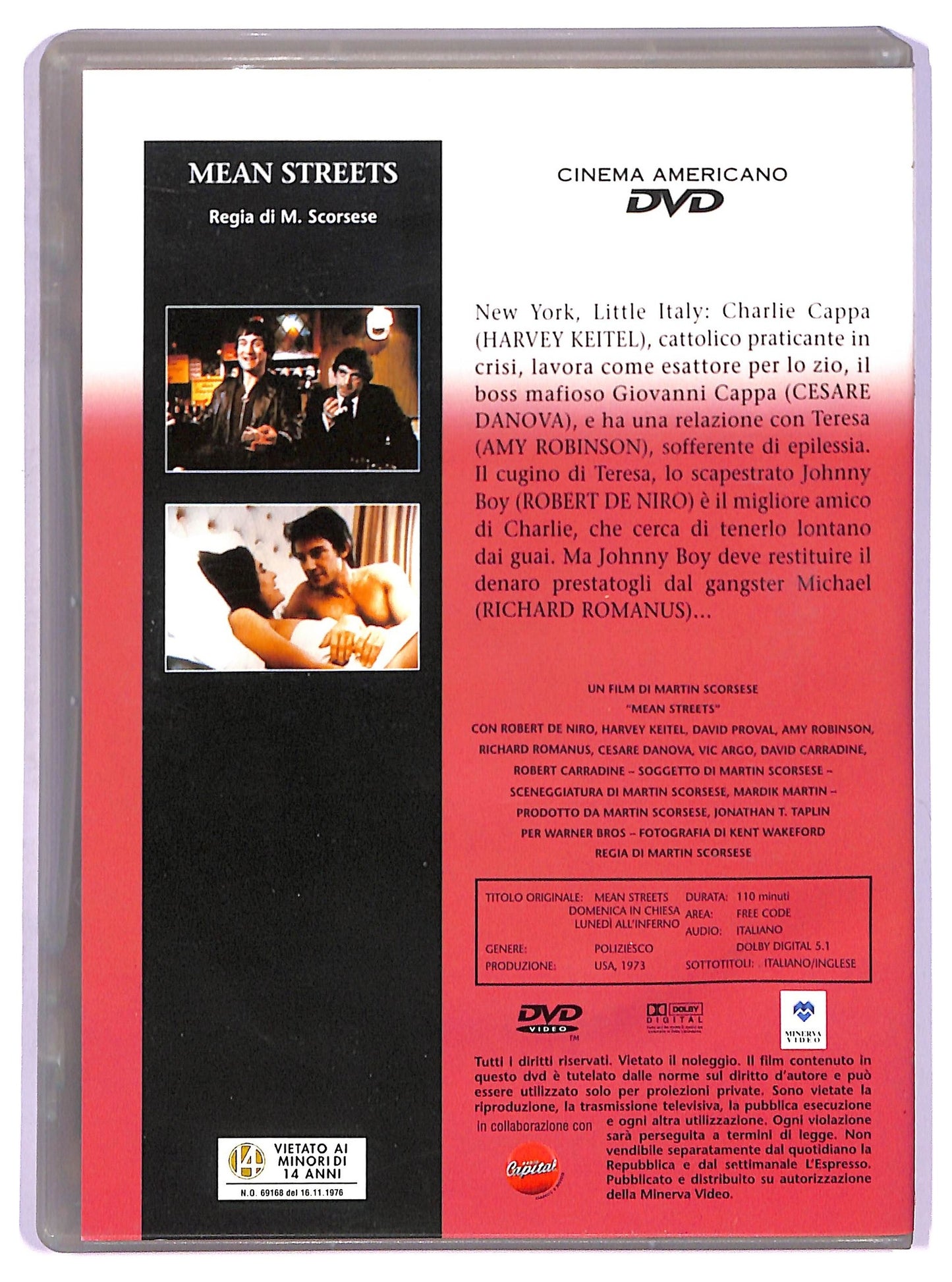 EBOND Mean Streets EDITORIALE DVD D777547