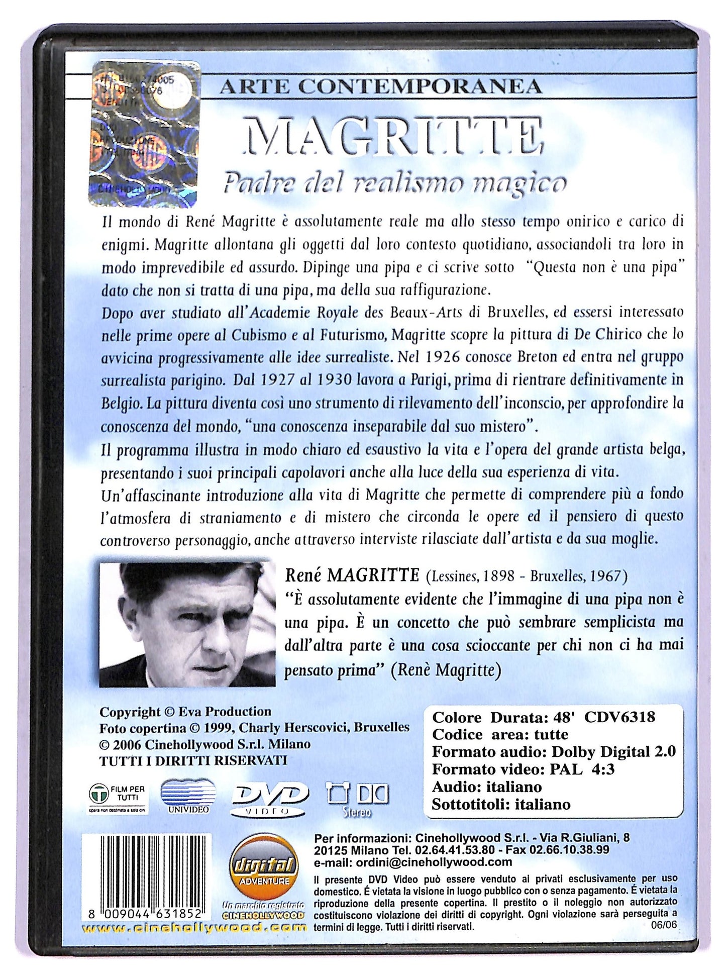EBOND Magritte - Padre Del Realismo Magico DVD D777549