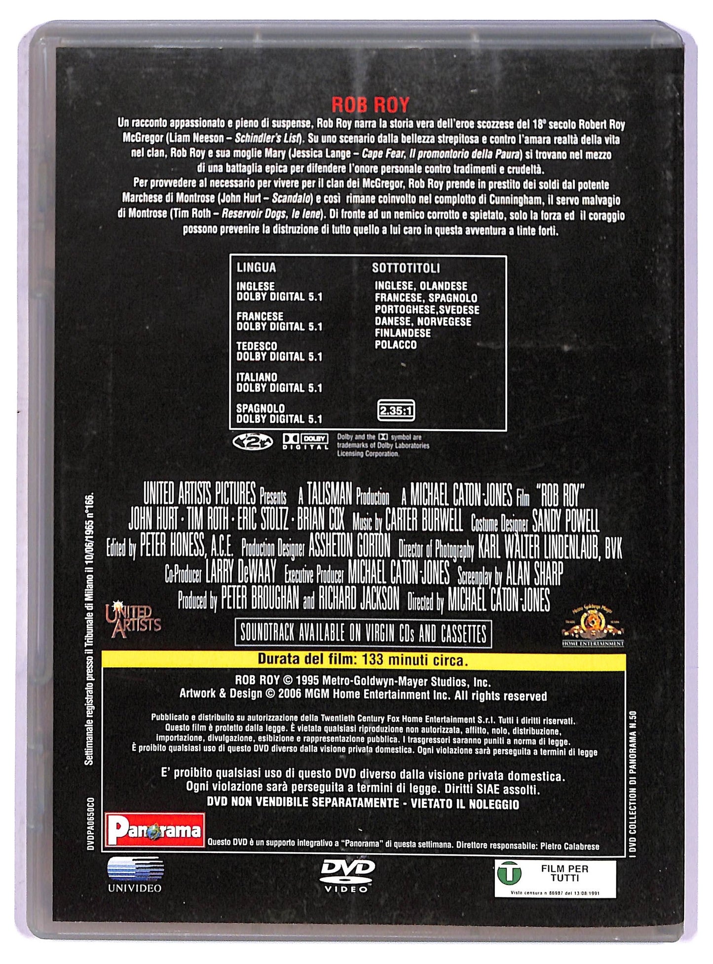 EBOND Rob Roy EDITORIALE DVD D777610
