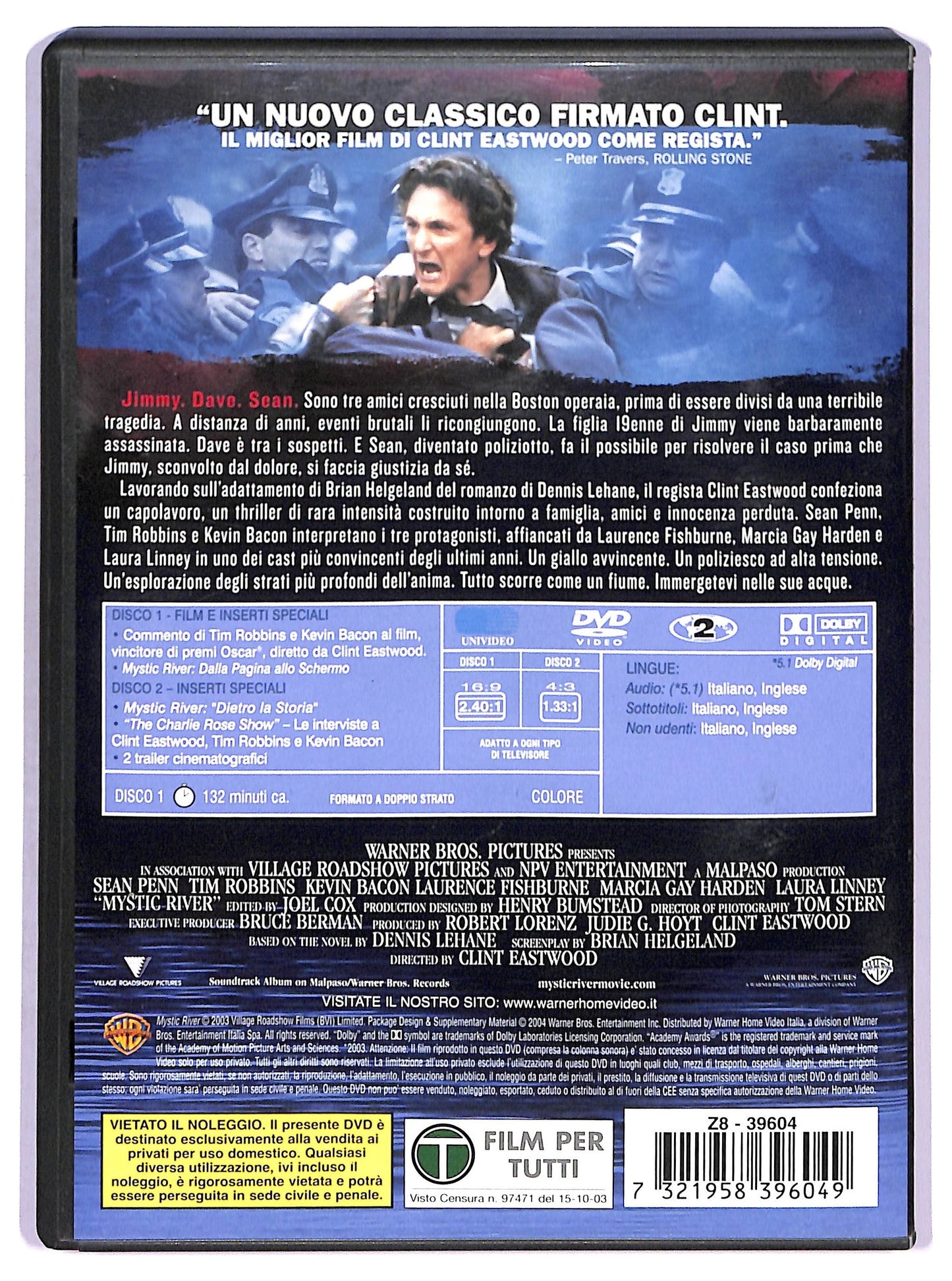 EBOND Mystic River DVD Edizione 2 Dischi D777620