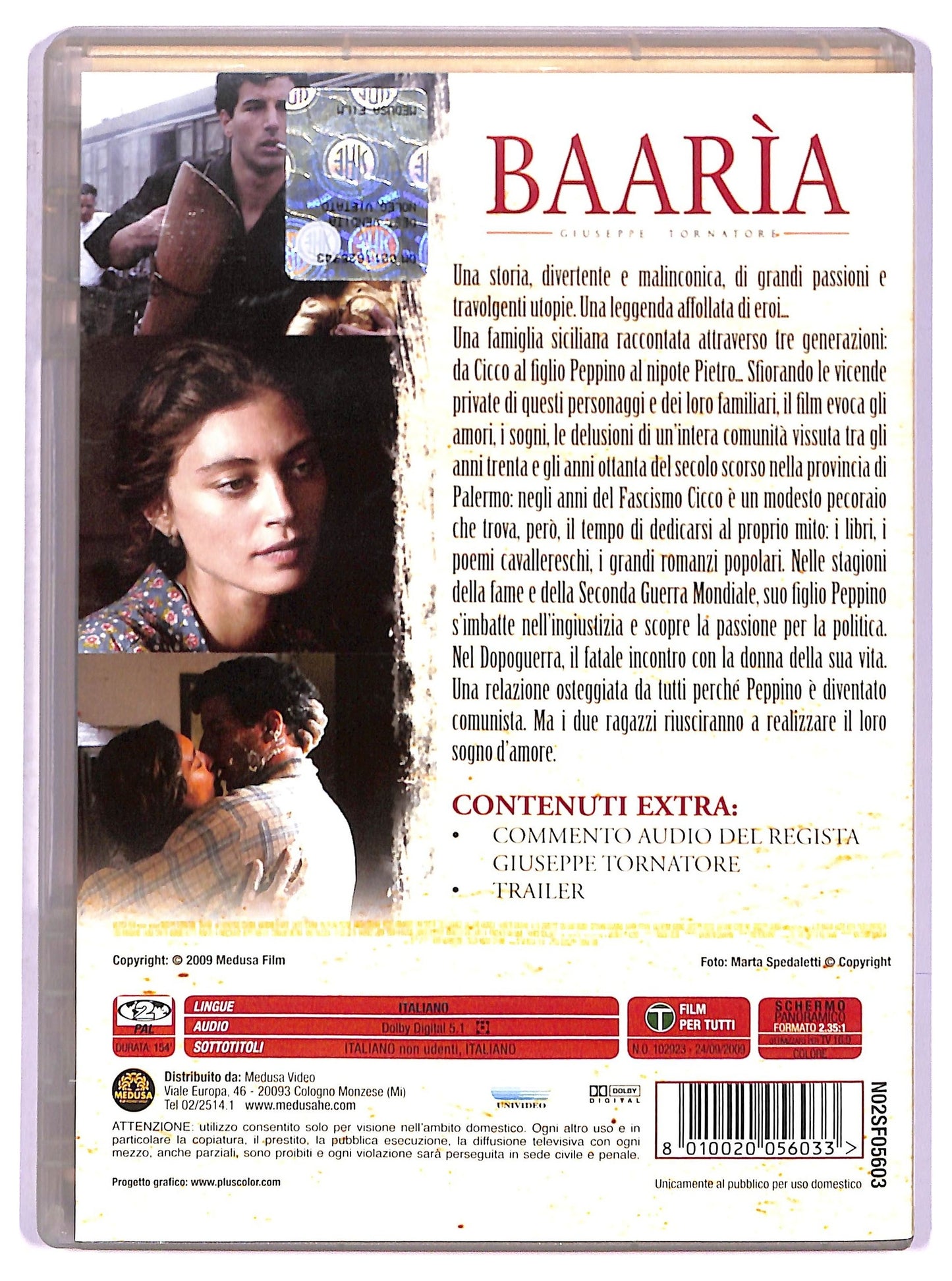 EBOND Baaria Di Giuseppe Tornatore DVD D777641