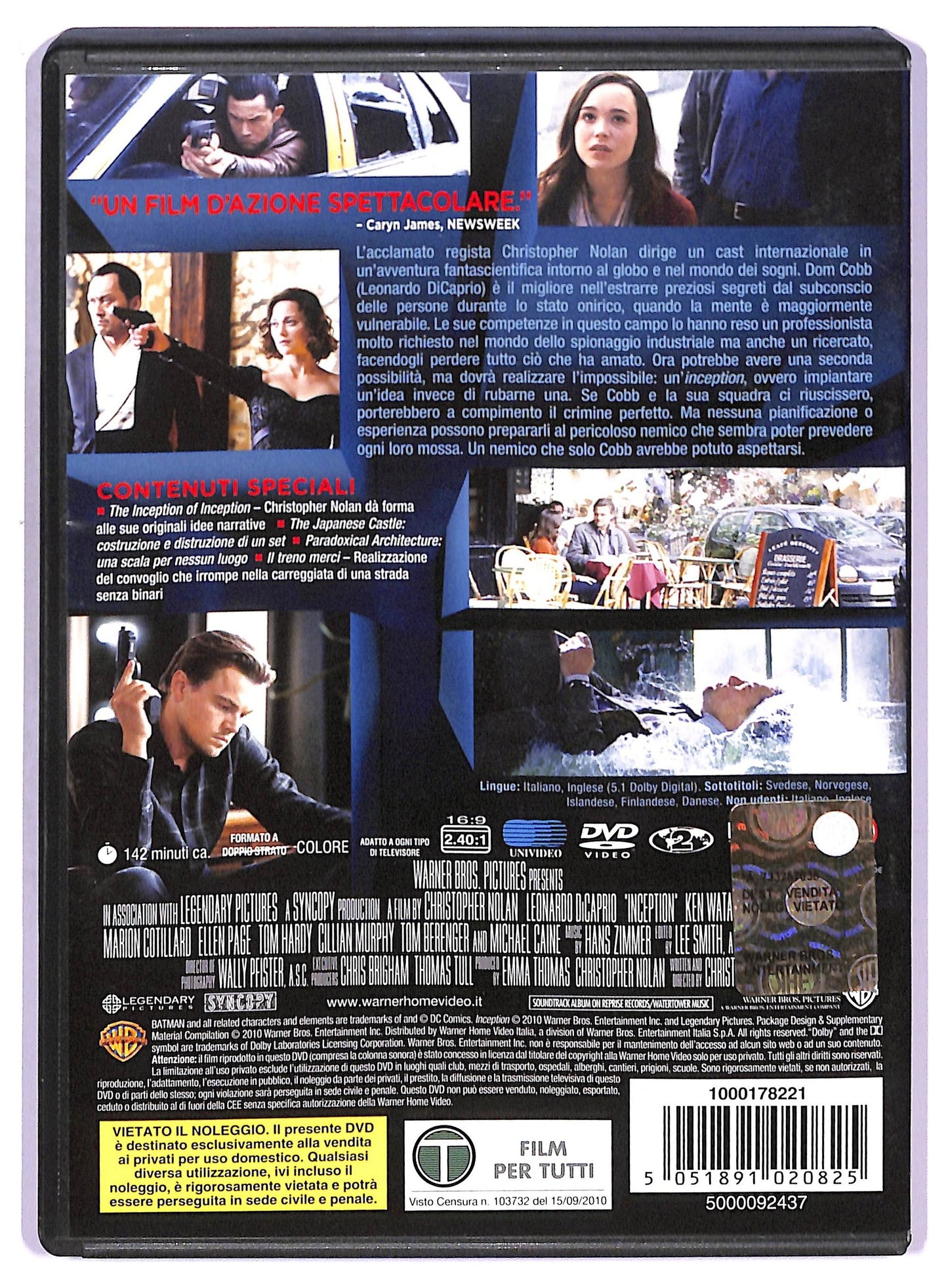 EBOND Inception DVD D777651