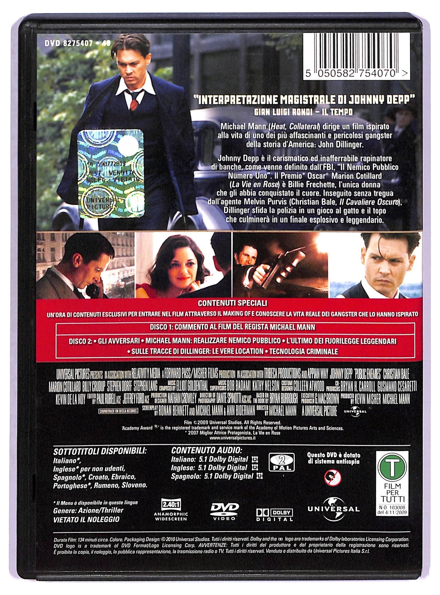 EBOND nemico pubblico DVD D777702