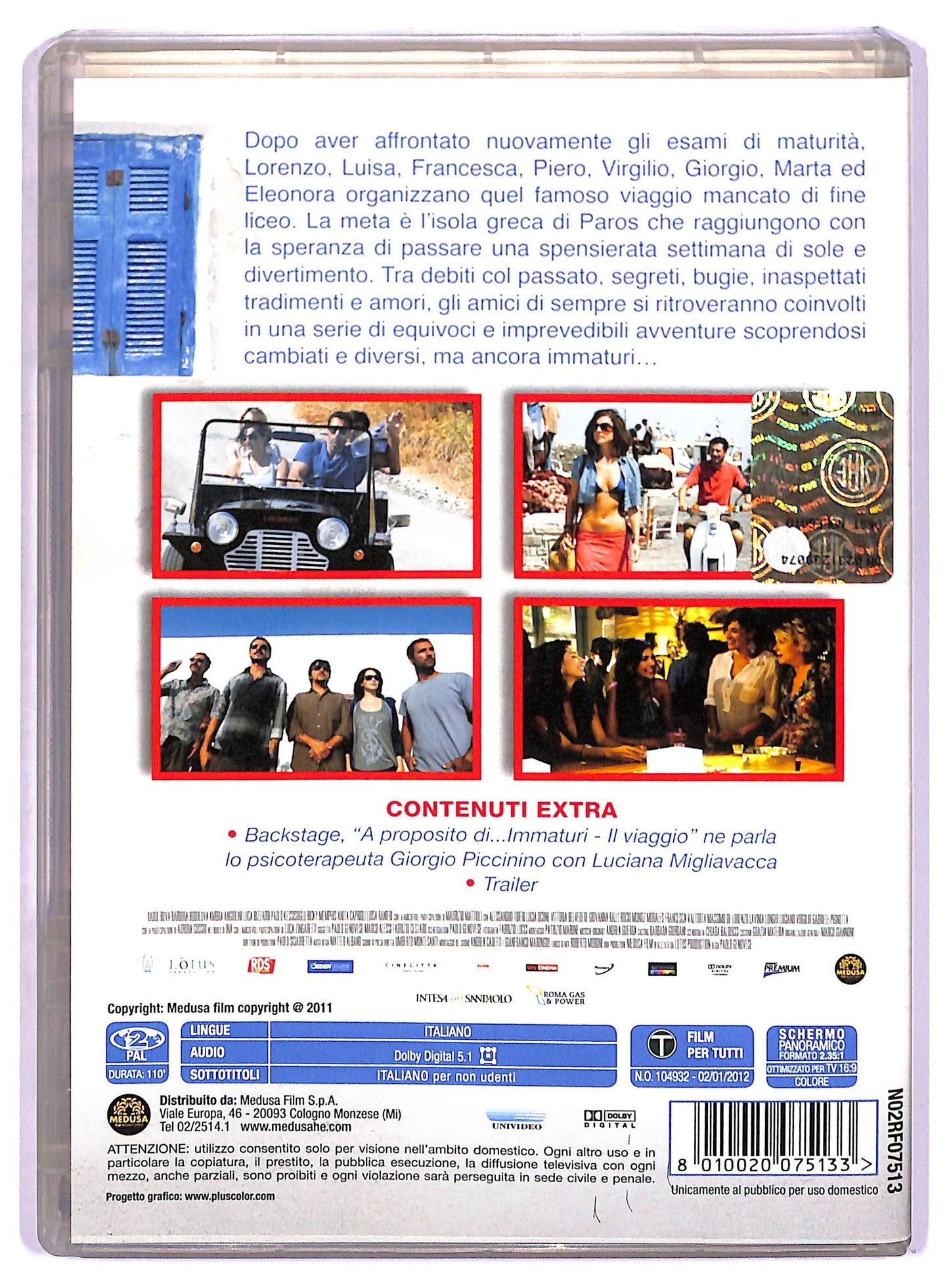 EBOND Immaturi IL Viaggio NOLEGGIO DVD D777706