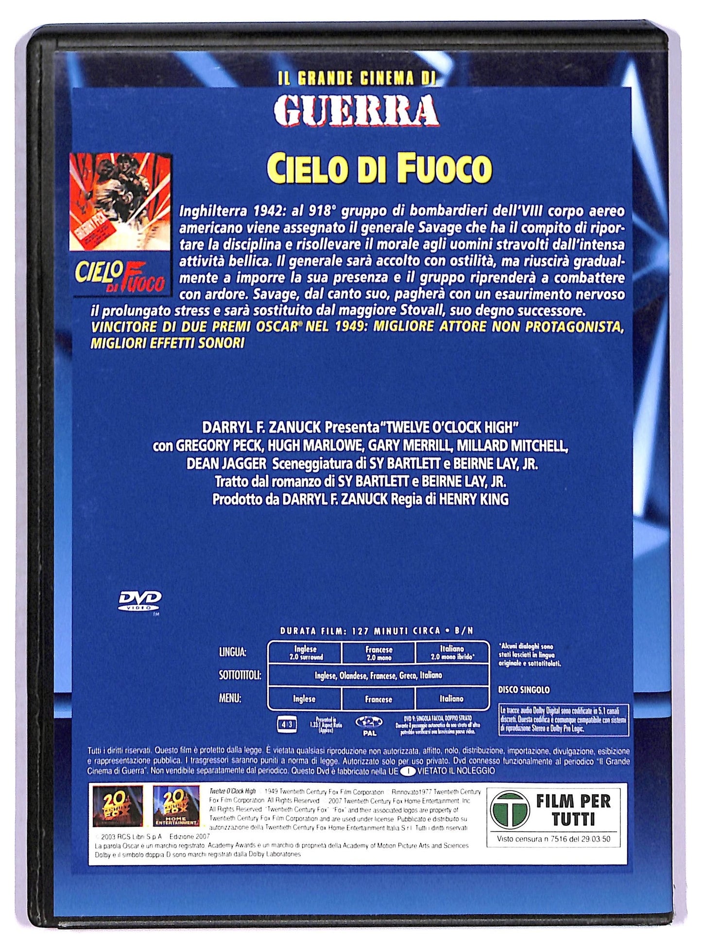 EBOND Cielo di fuoco EDITORIALE DVD D777729