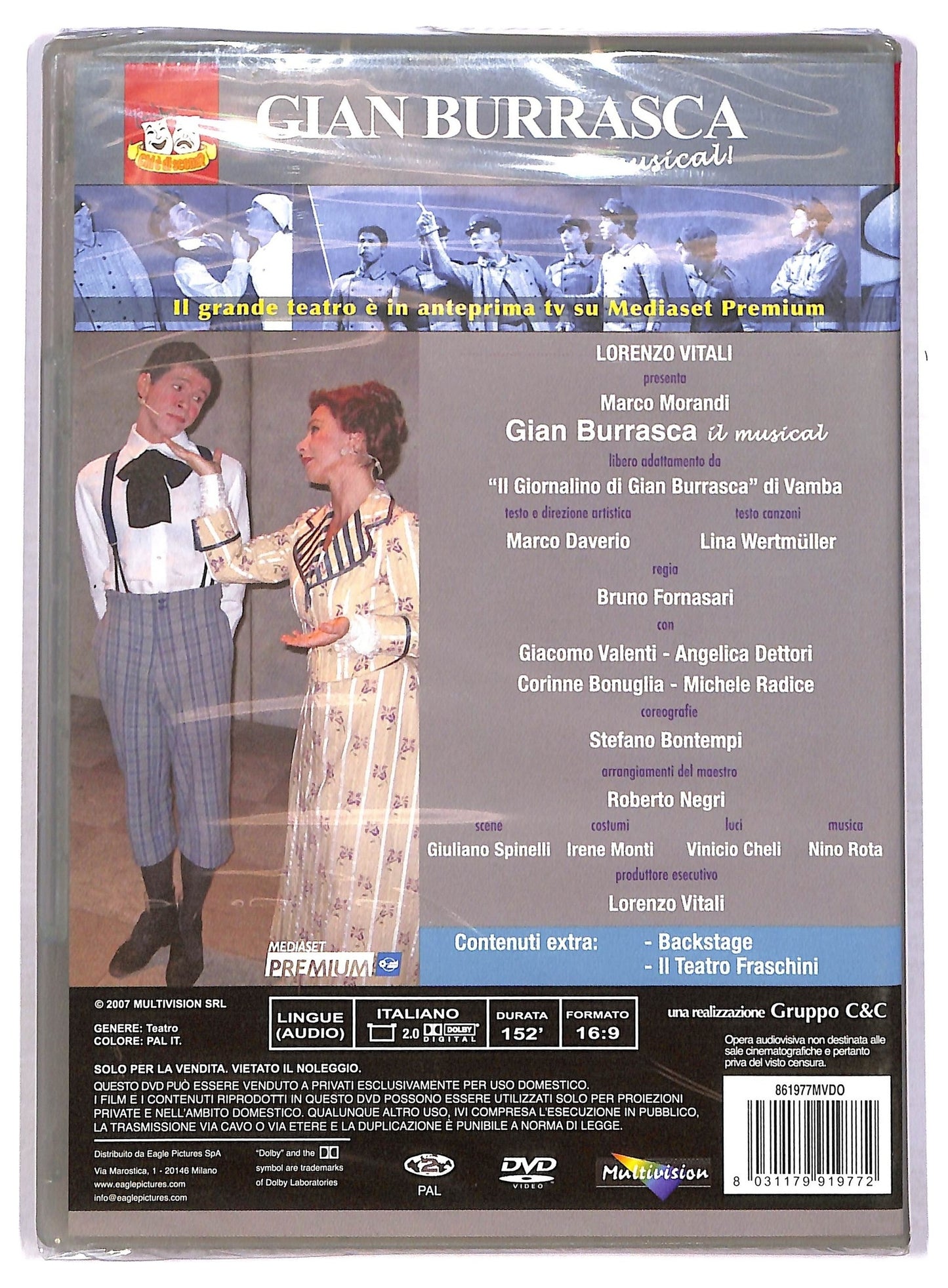 EBOND Gianburrasca - il musical DVD D777819