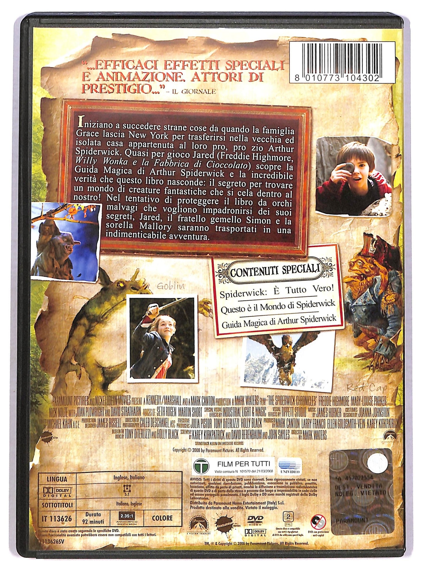 EBOND The Spiderwick - Le cronache DVD D777902