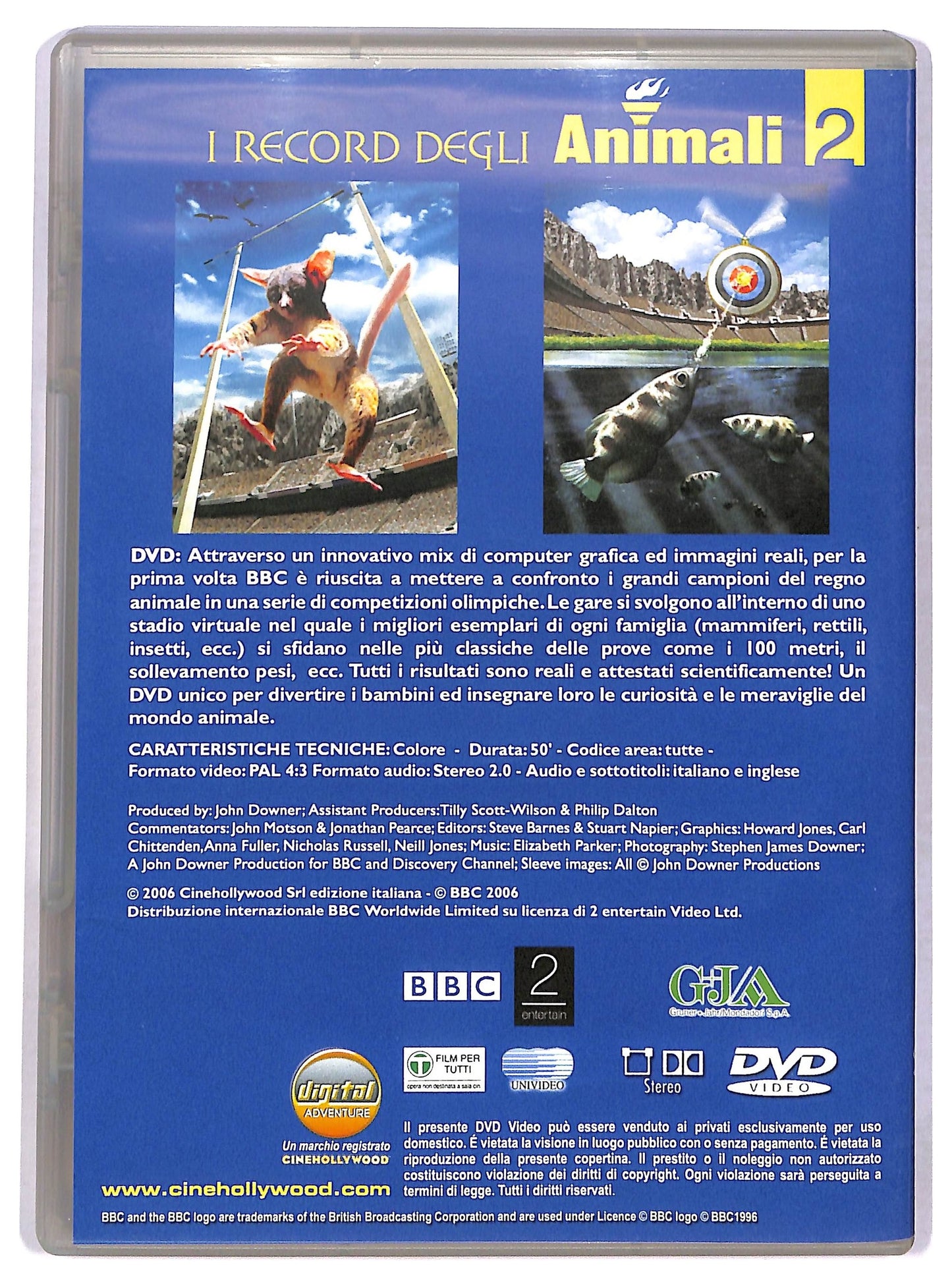 EBOND I record degli animali volume 2 EDITORIALE DVD D777918