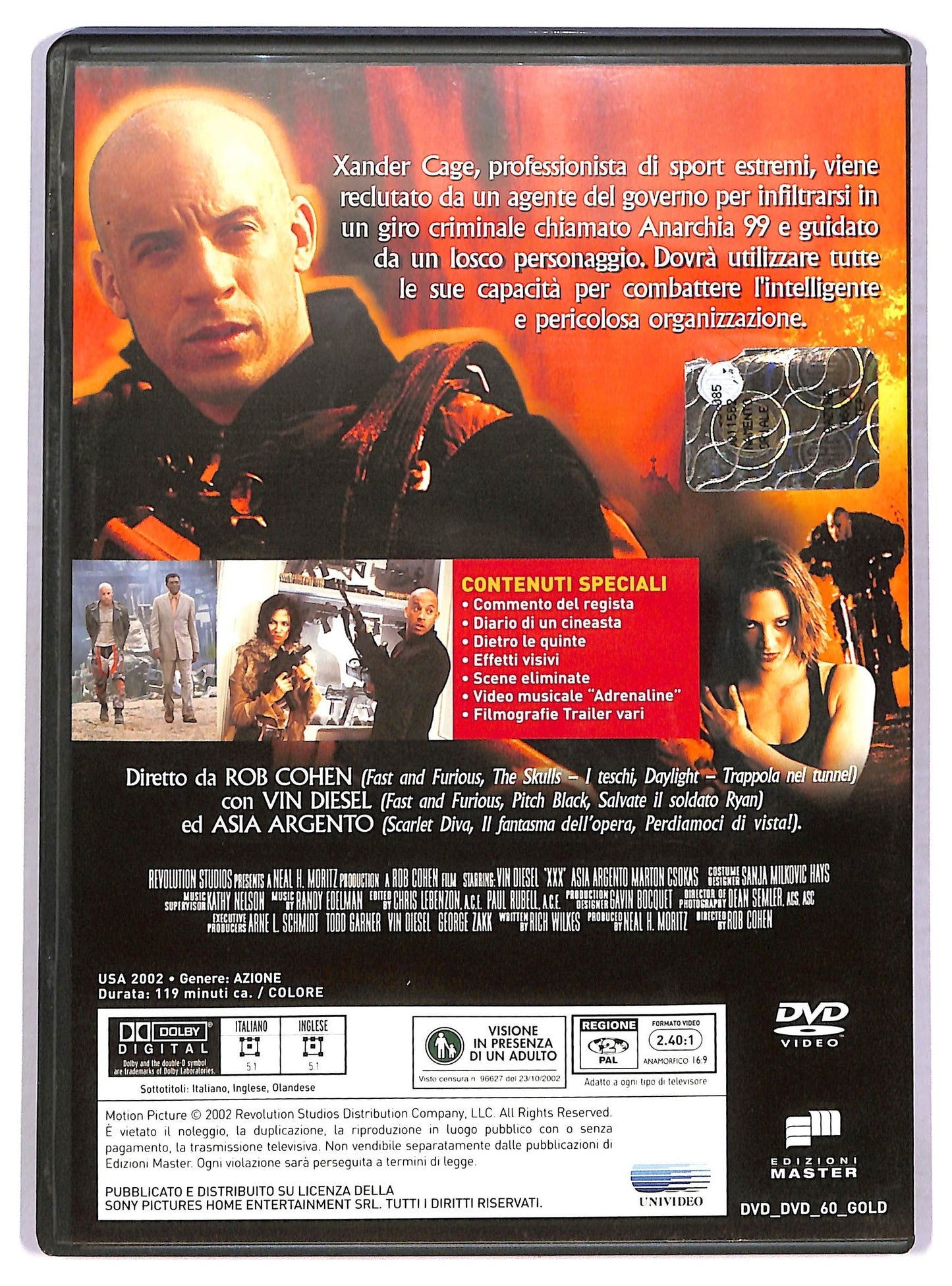 EBOND xXx EDITORIALE DVD D777948
