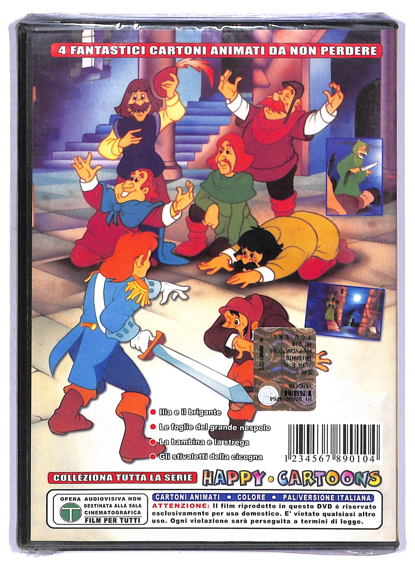 EBOND Ilia E IL Brigante - Happy Cartoons DVD D778219