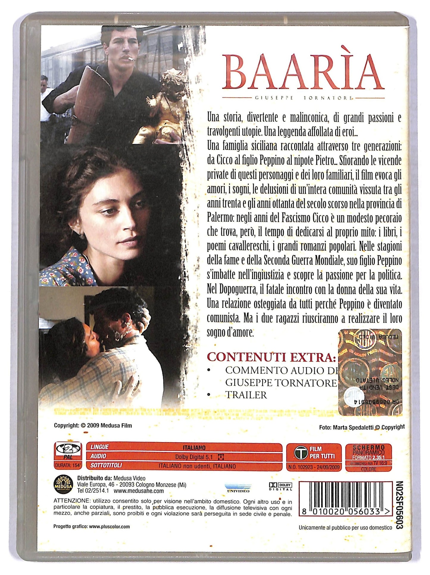 EBOND Baaria Di Giuseppe Tornatore DVD D778327