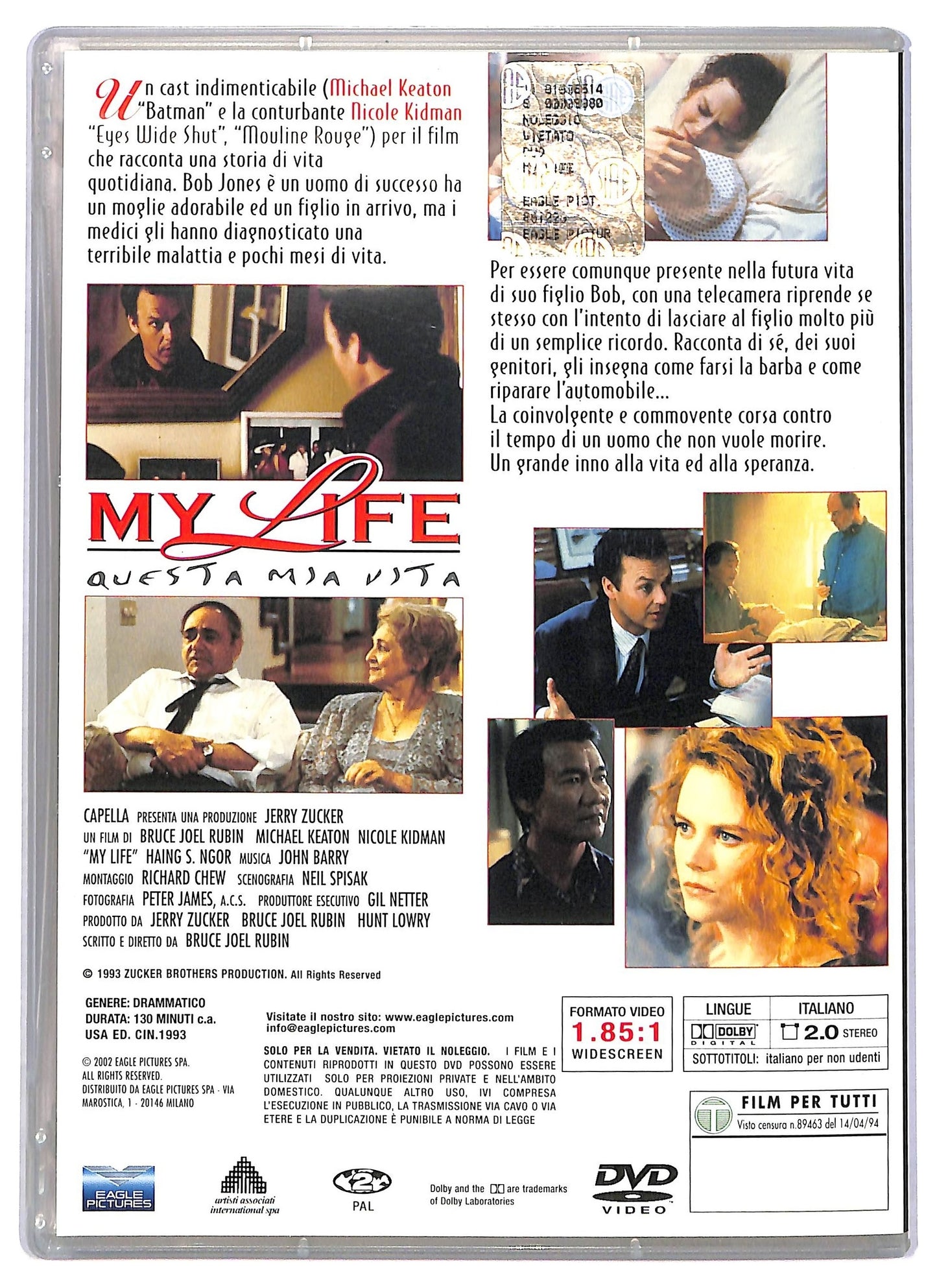 EBOND My Life - Questa mia vita SLIMCASE EDITORIALE DVD D778330