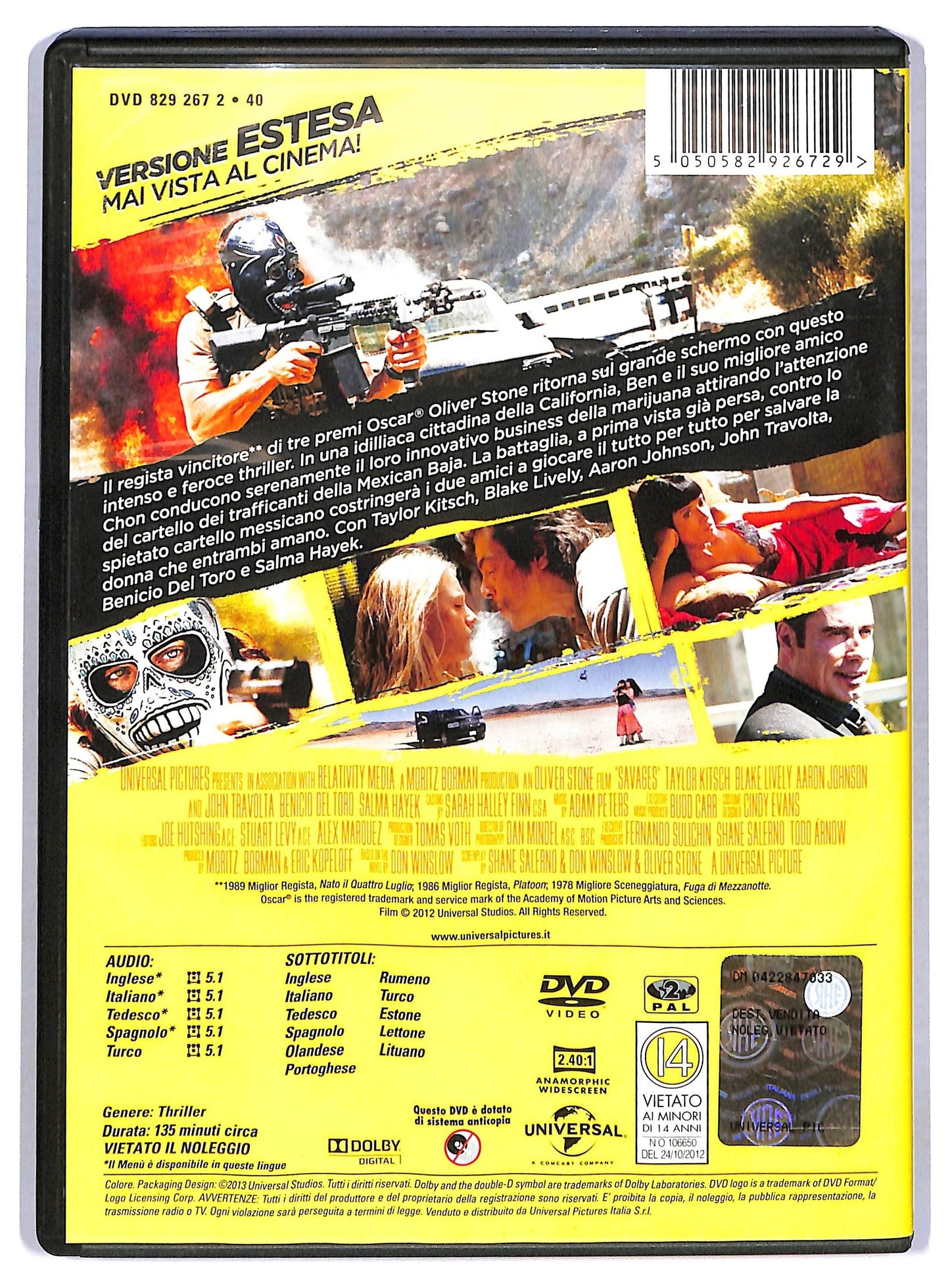 EBOND Le Belve (2012) Versione Estesa DVD D778347