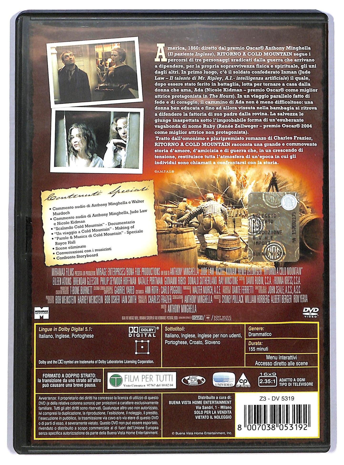 EBOND Ritorno a Cold Mountain DVD D778425