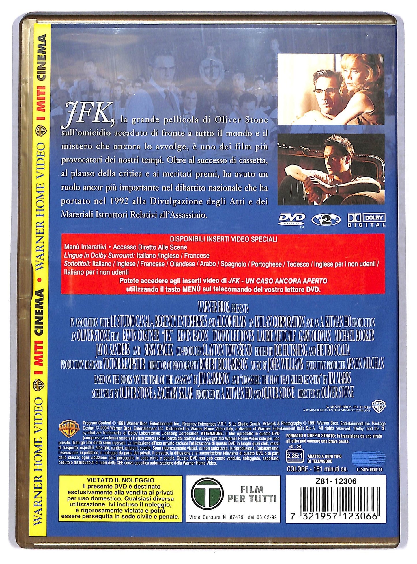 EBOND Jfk - Un Caso Ancora Aperto DVD D778438