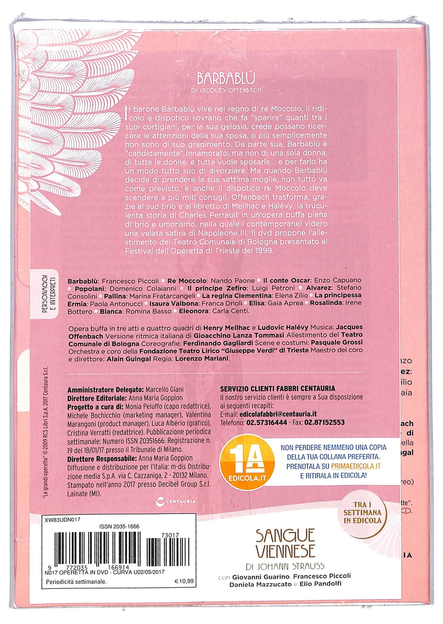 EBOND Le Grandi Operette Barbablu Di Jacques Offenbach EDITORIALE DVD D778451