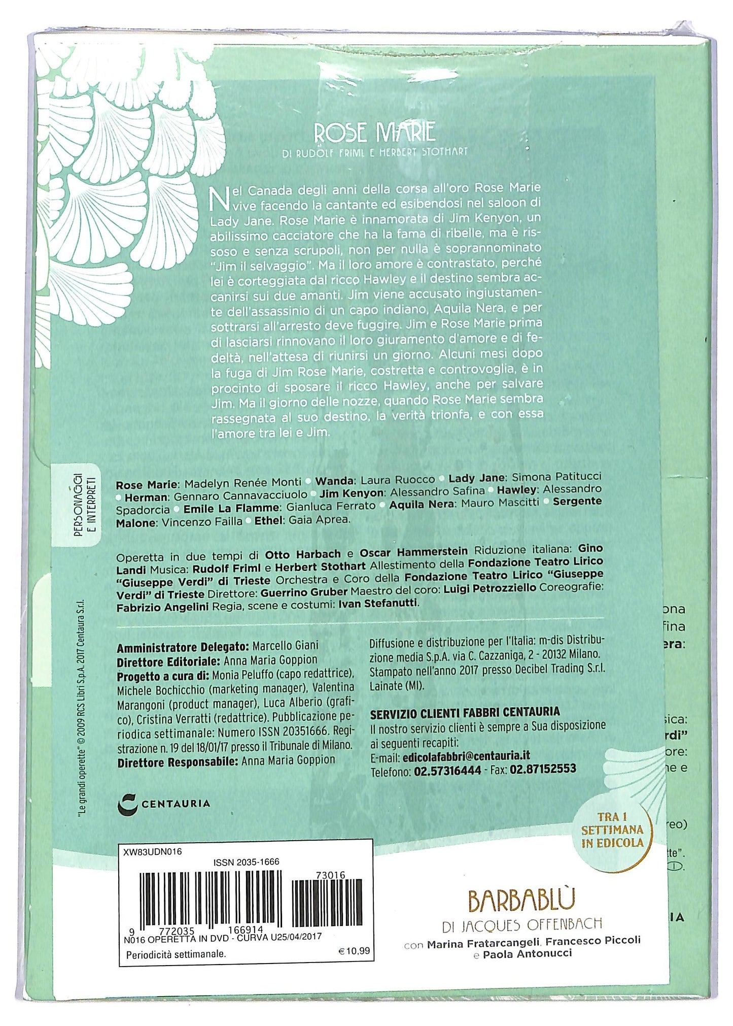 EBOND Le Grandi Operette Rose Marie Di Rudolf Friml EDITORIALE DVD D778454