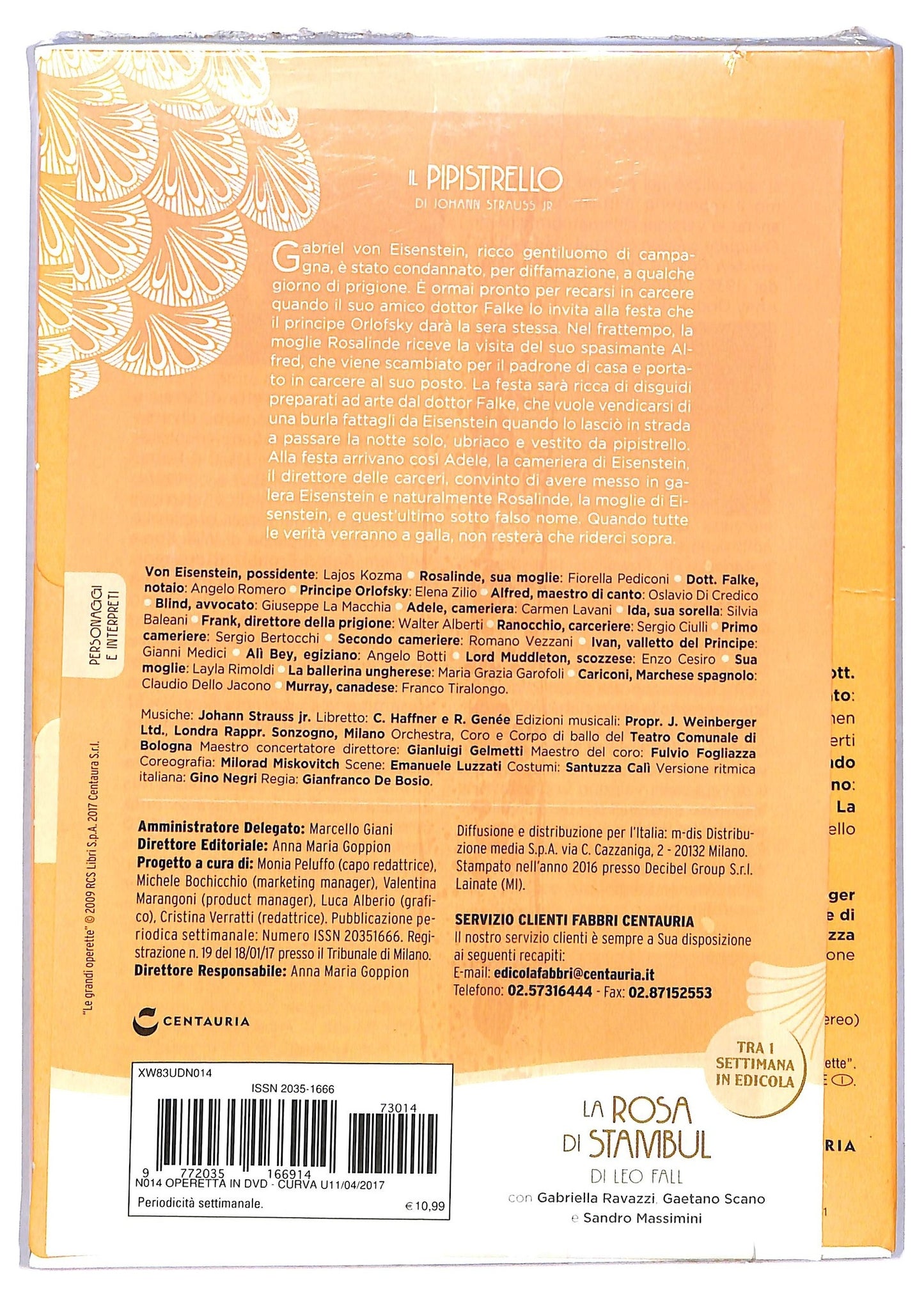 EBOND Le Grandi Operette IL Pipistrello Di Johann Strauss Jr. EDITORIALE DVD D778456