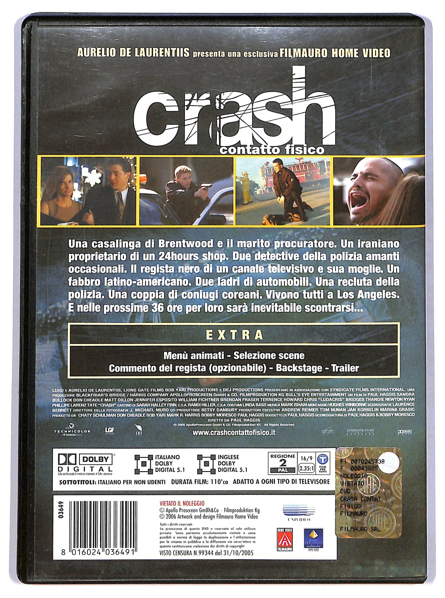 EBOND Crash - Contatto fisico DVD D778508