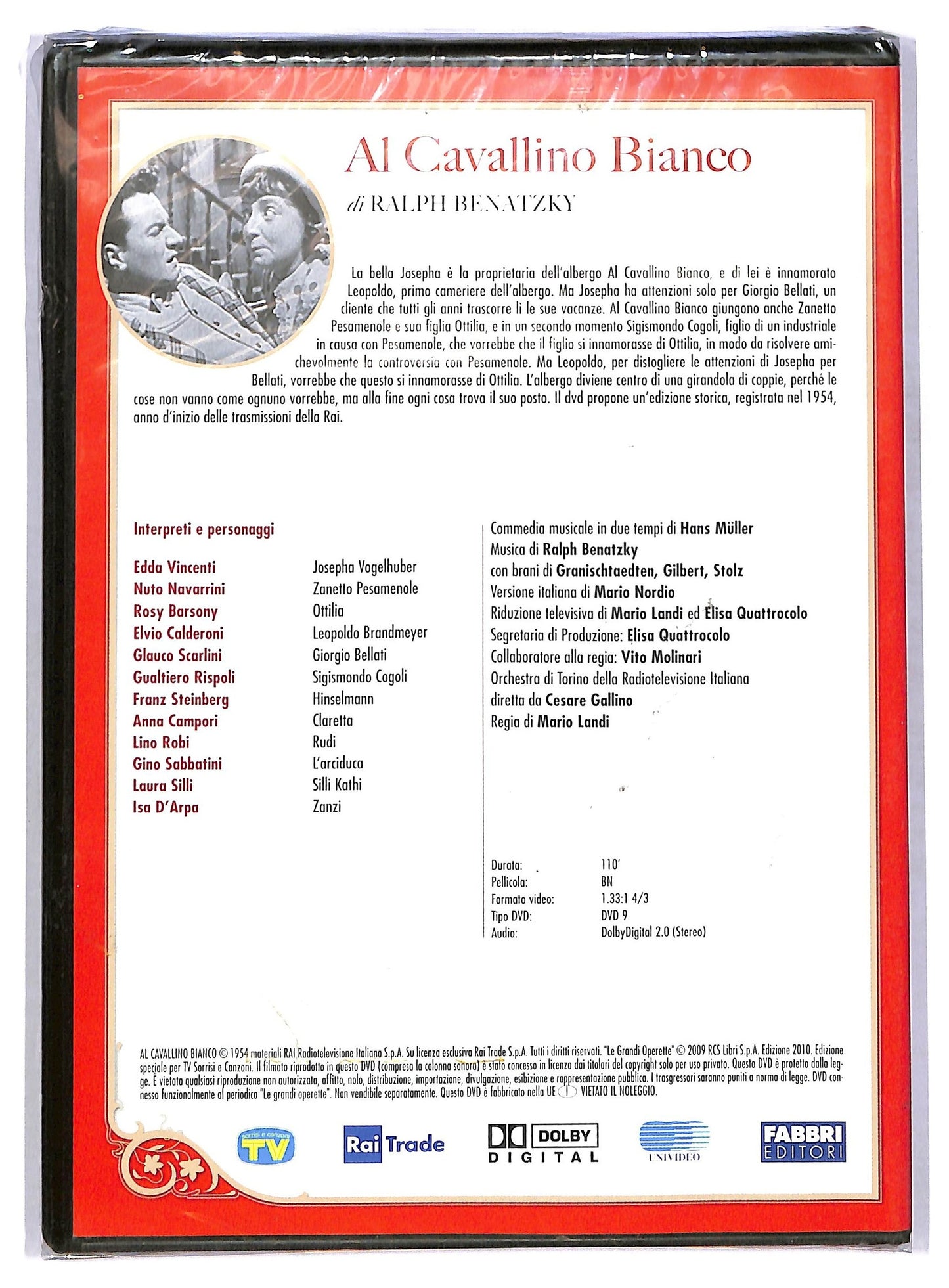 EBOND Le Grandi Operette Al Cavallino Bianco EDITORIALE DVD D778540