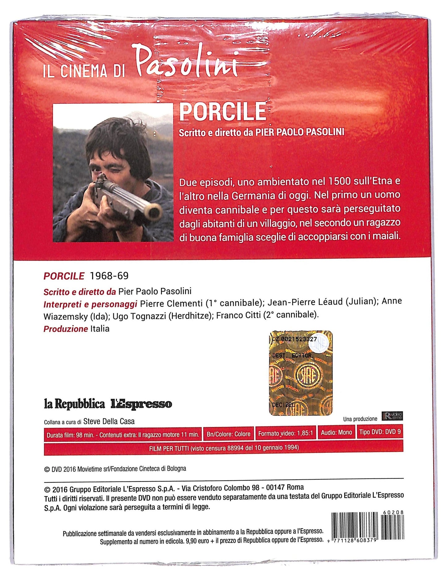 EBOND Il cinema di Pasolini – Porcile vol.9 EDITORIALE DVD D778544