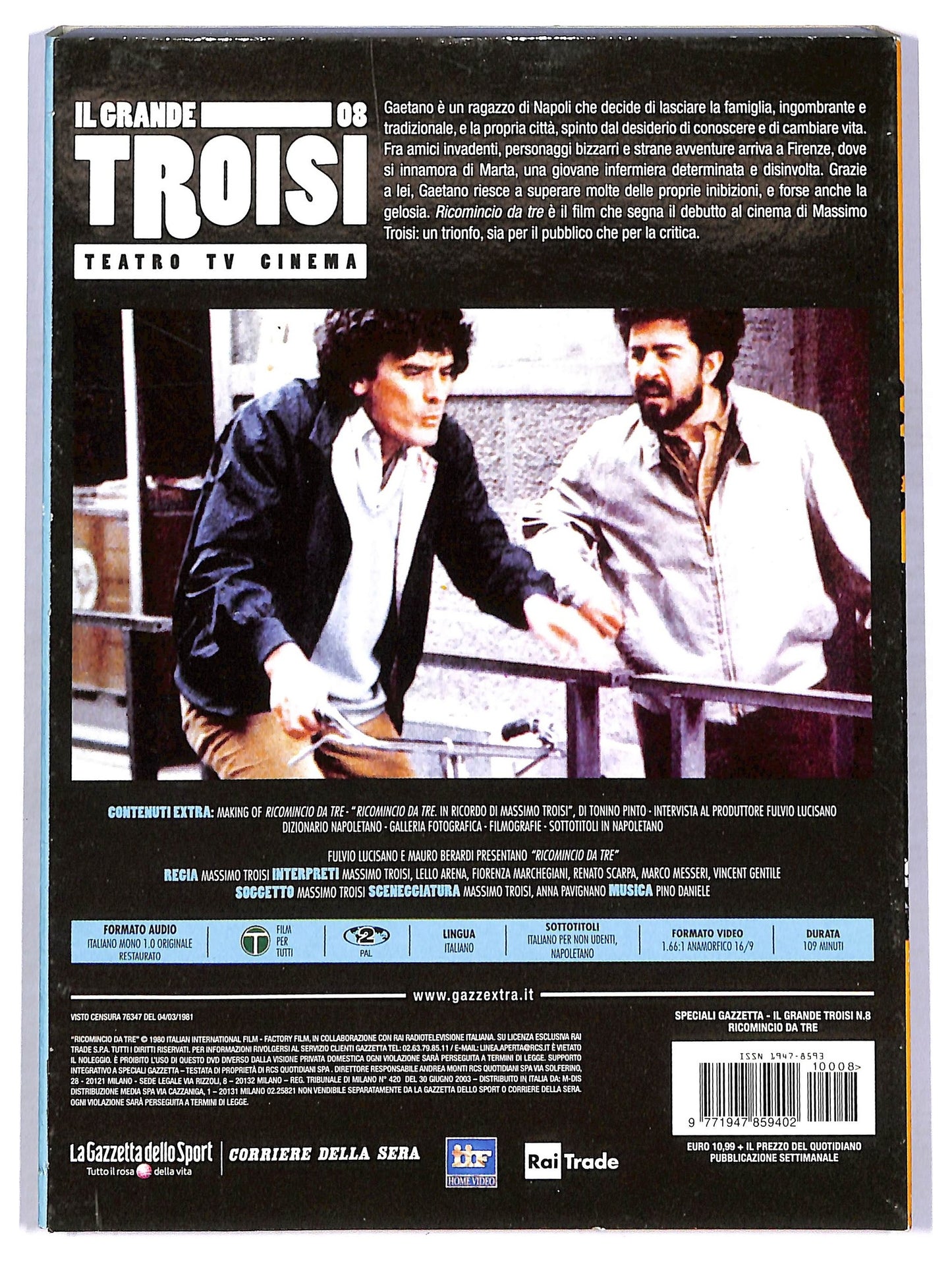 EBOND Ricomincio da Tre Slipcase EDITORIALE DVD D778546