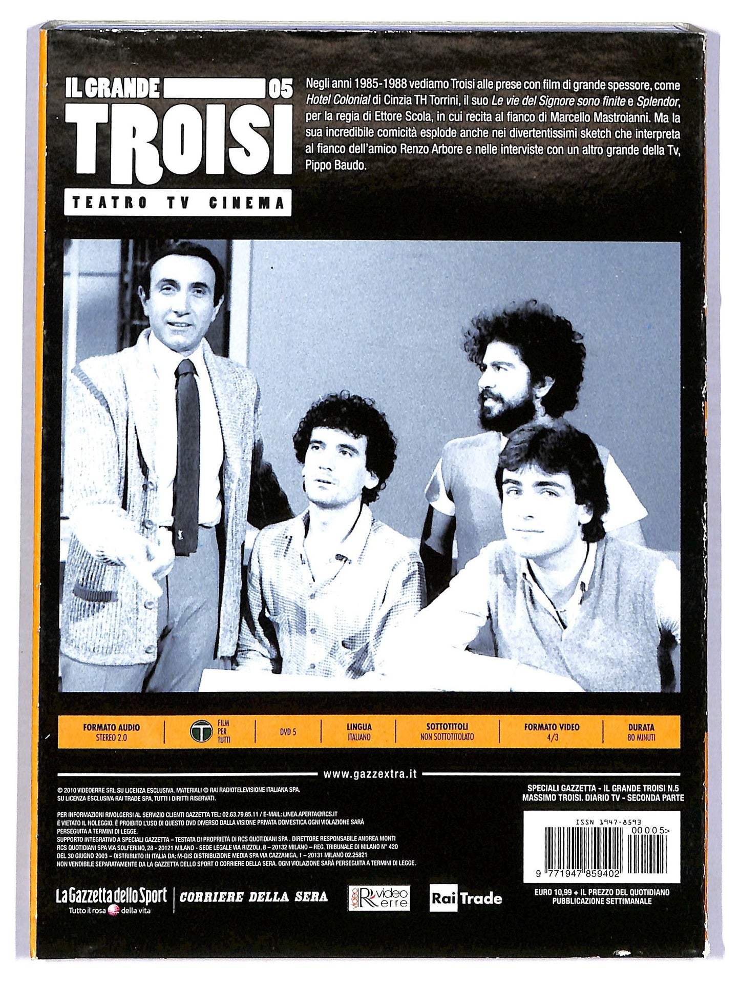 EBOND Massimo Troisi, Diario TV Seconda Parte EDITORIALE DVD D778548