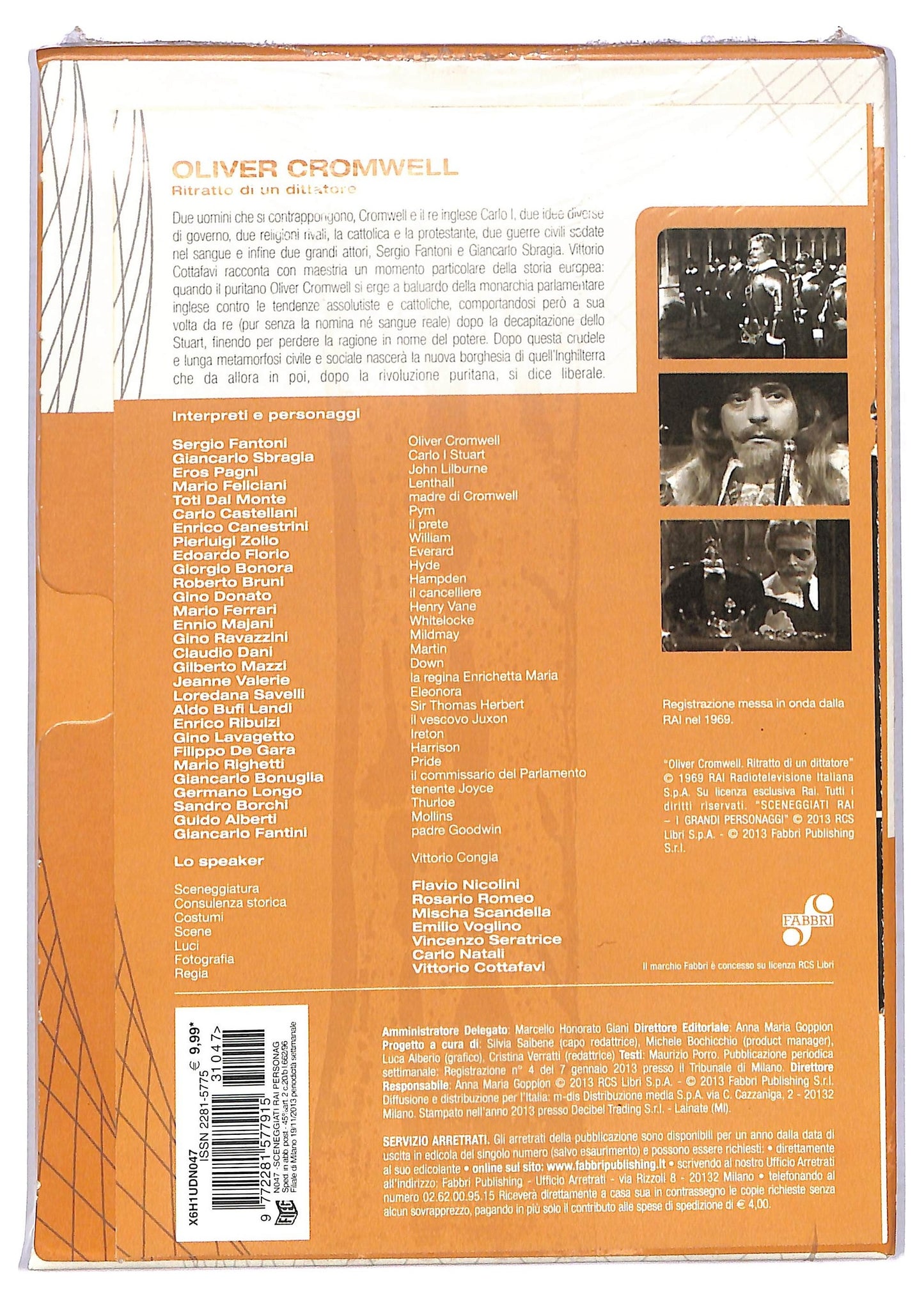 EBOND Sceneggiati Rai Oliver Cromwell Ritratto Di Un Dittatore Puntate 1 e 2 EDITORIALE DVD D778561