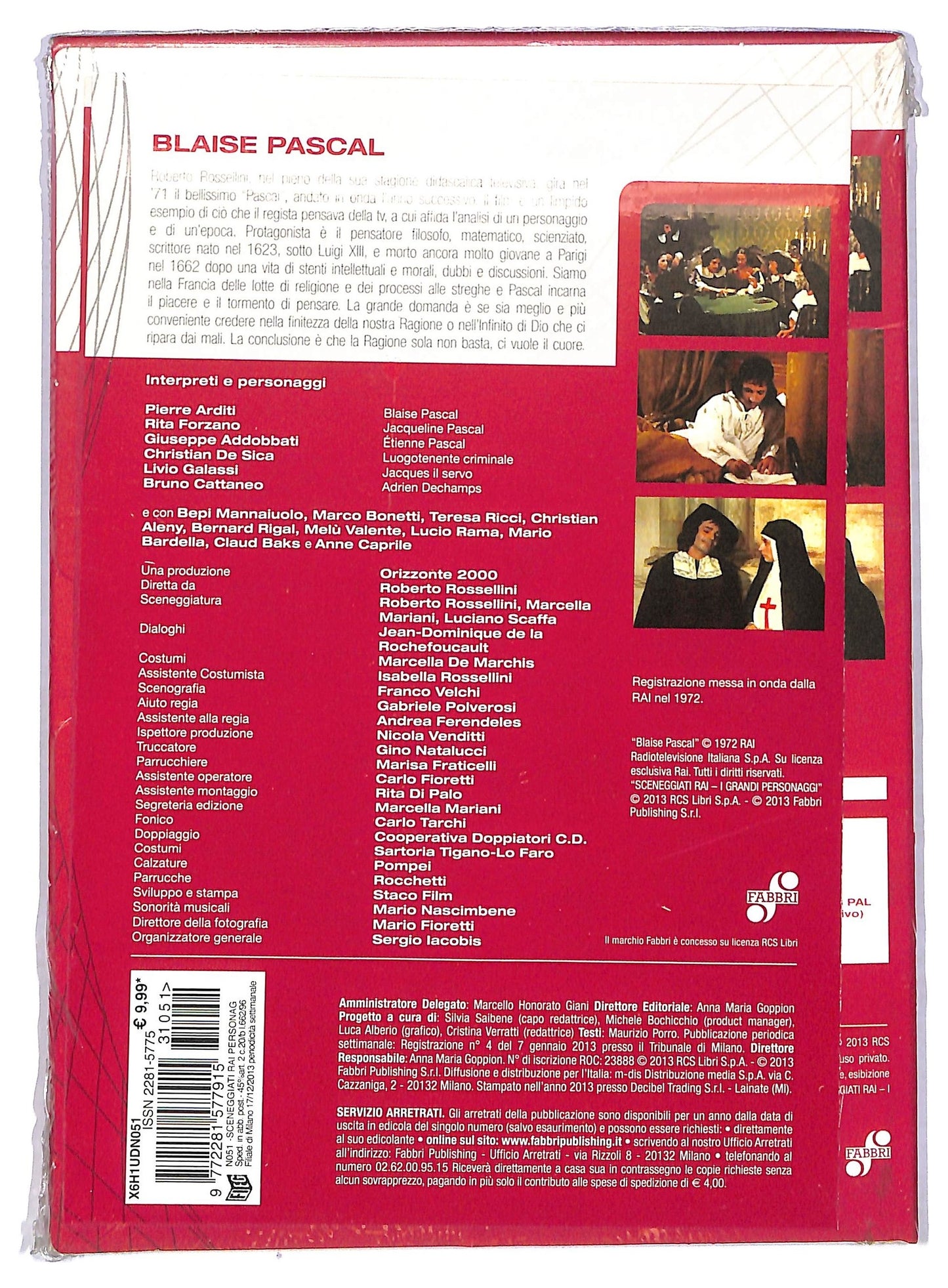 EBOND Sceneggiati Rai Blaise Pascal Puntate 1 - 2 EDITORIALE DVD D778567