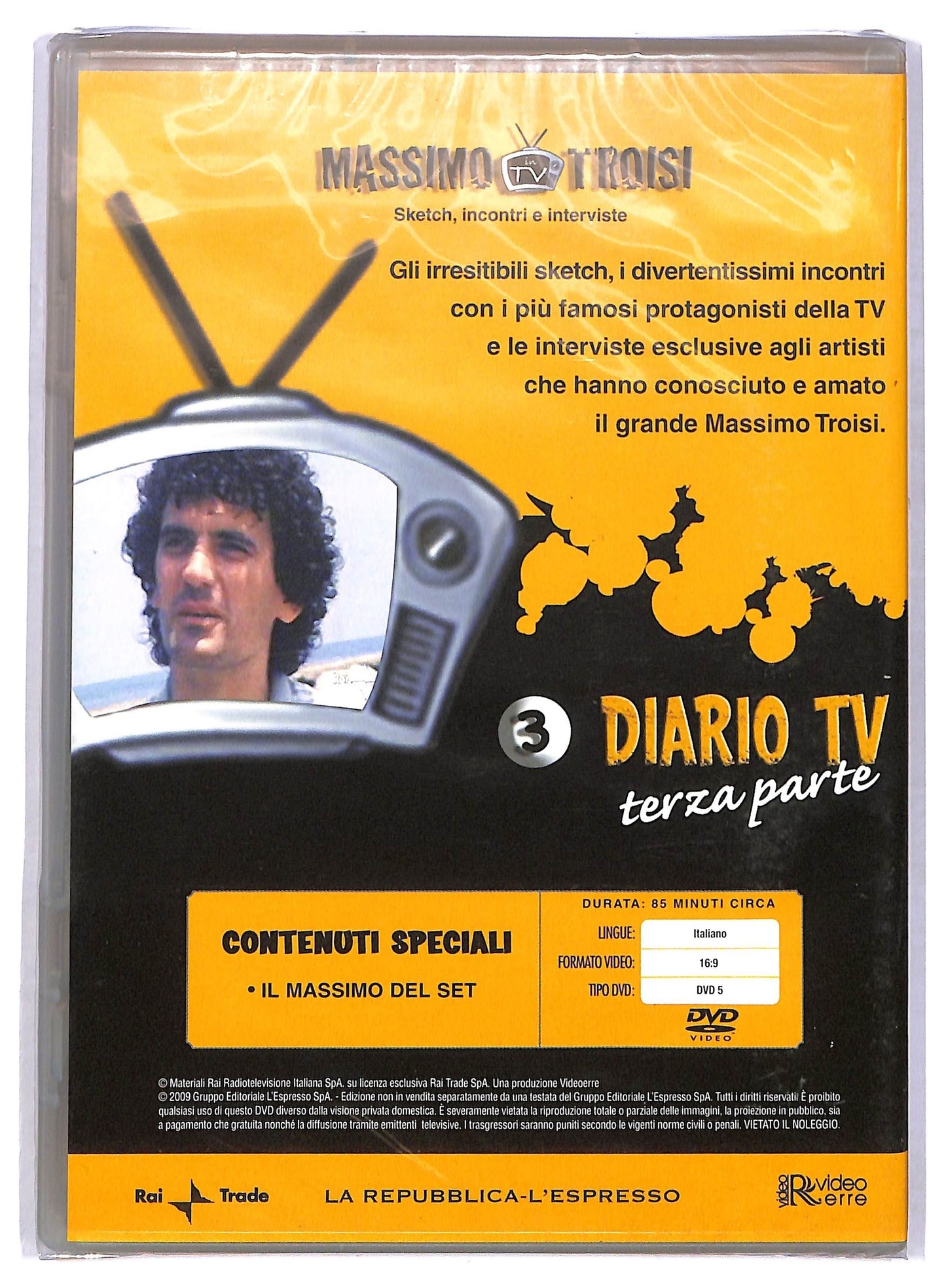 EBOND Massimo Troisi In Tv- Sketch, Incontri e Interviste Vol.3 DVD D778569