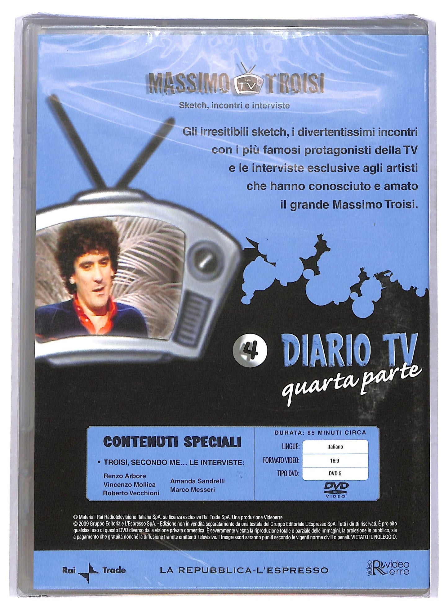 EBOND Massimo Troisi In Tv- Sketch, Incontri e Interviste Vol.4 DVD D778574