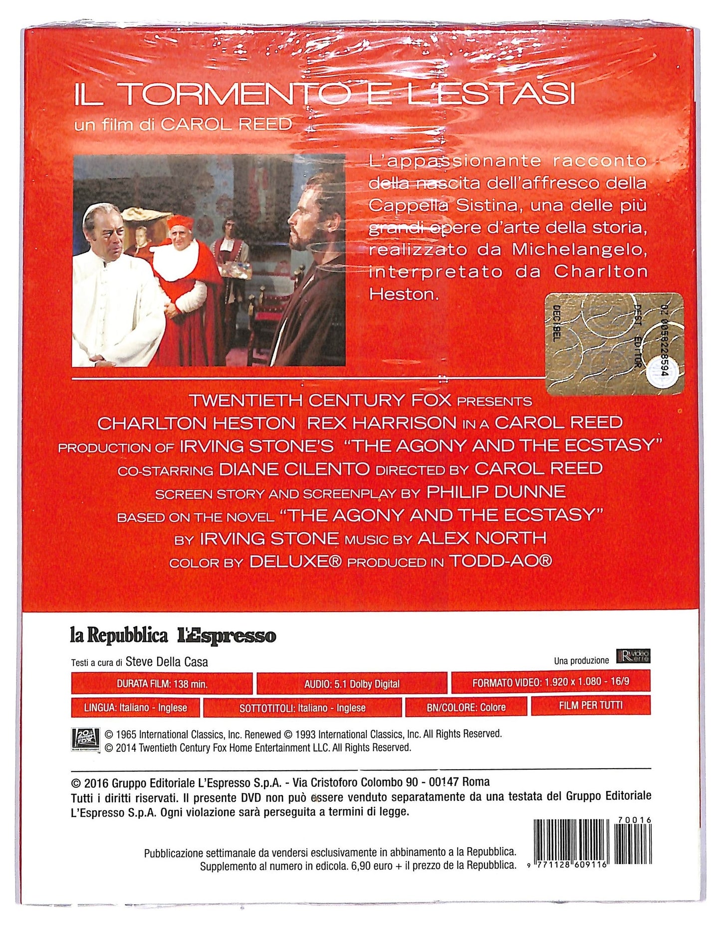 EBOND il tormento e l’estasi-editoriale DVD D778577