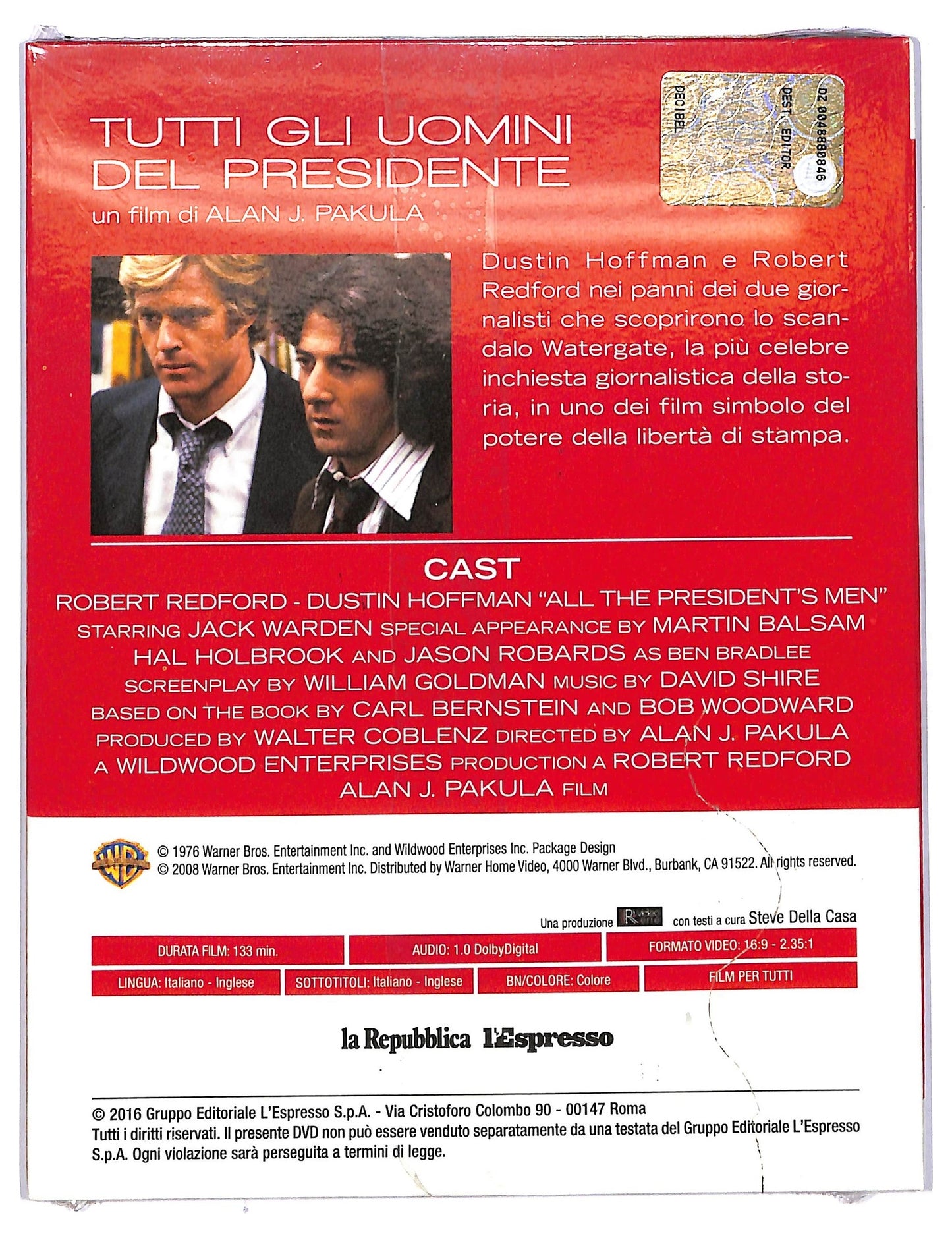 EBOND Tutti gli uomini del presidente EDITORIALE DVD D778578