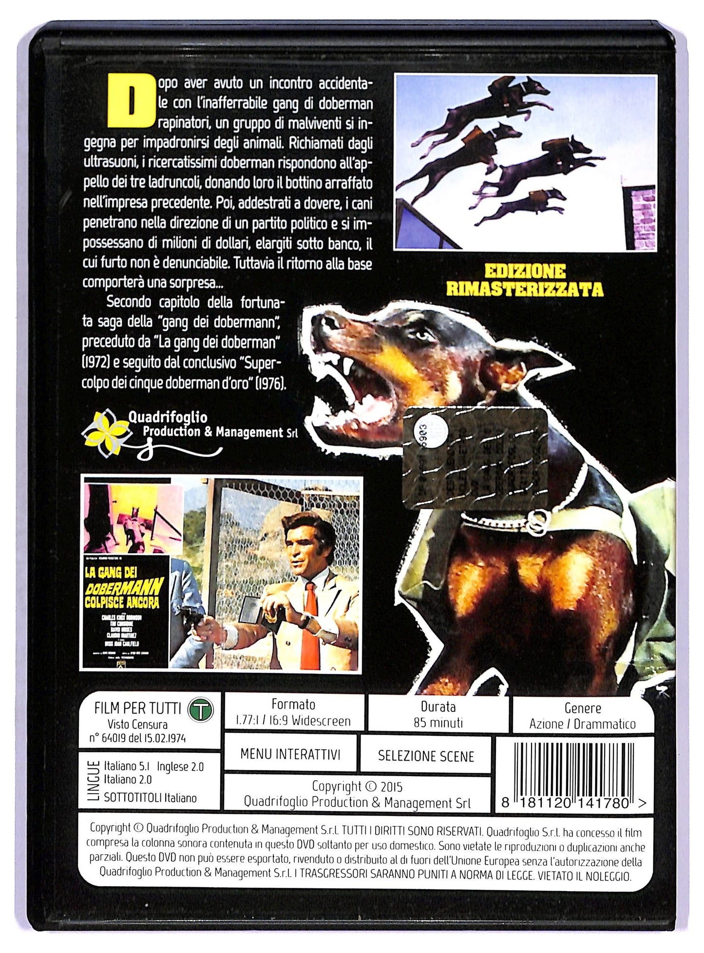 EBOND La gang dei dobermann colpisce ancora DVD D778617