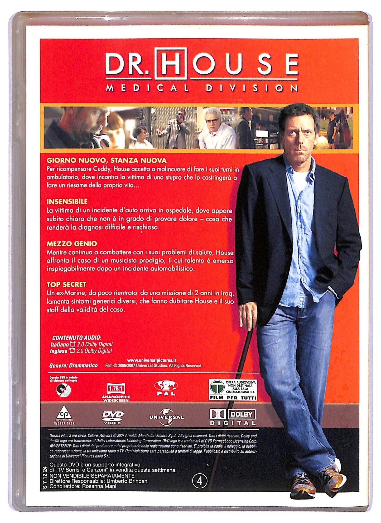 EBOND DR. House Medical Division Stagione 3 Disco 4 Epis 13 - 16 EDITORIALE DVD D778627