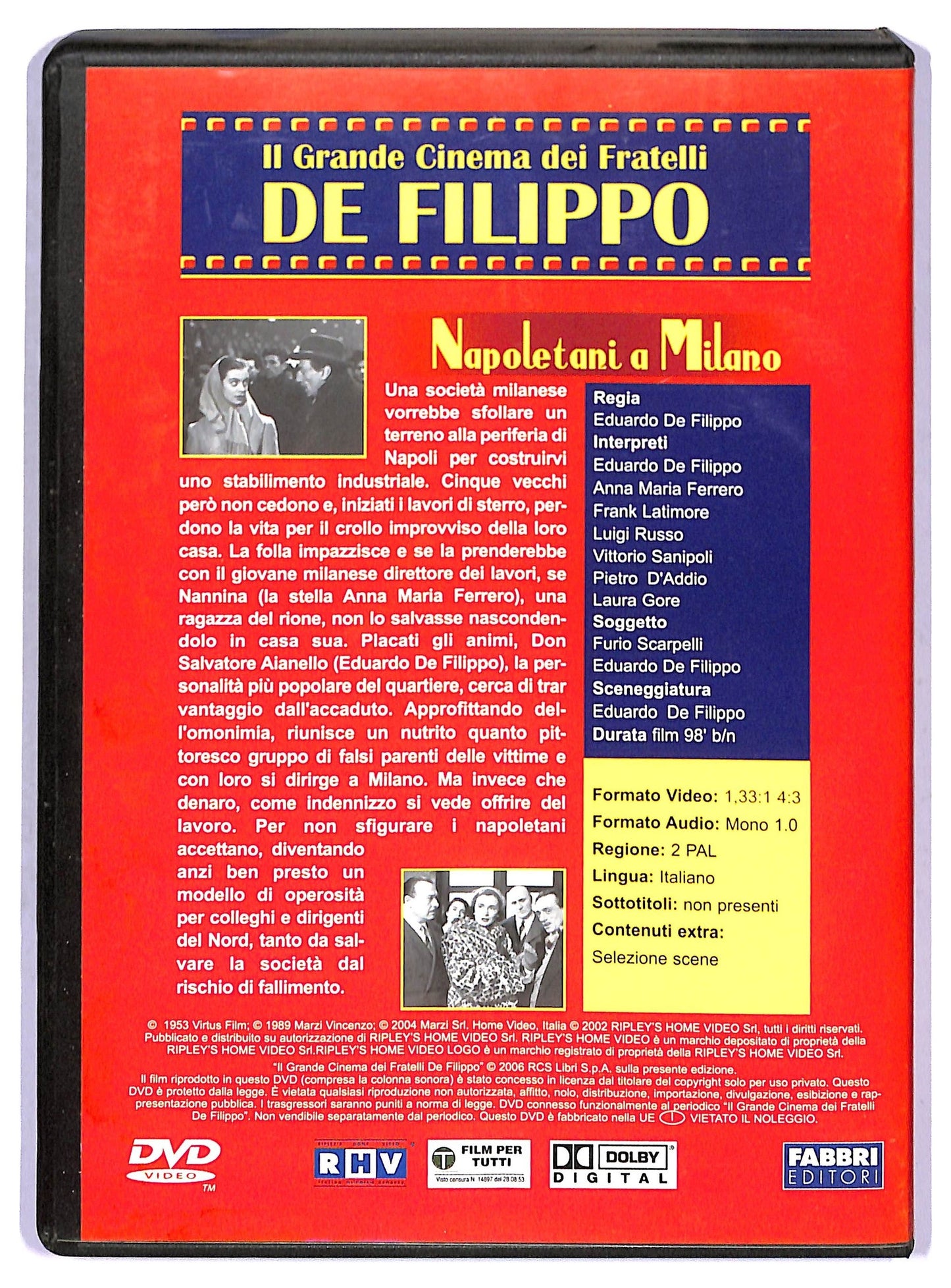 EBOND Napoletani a Milano EDITORIALE DVD D778628