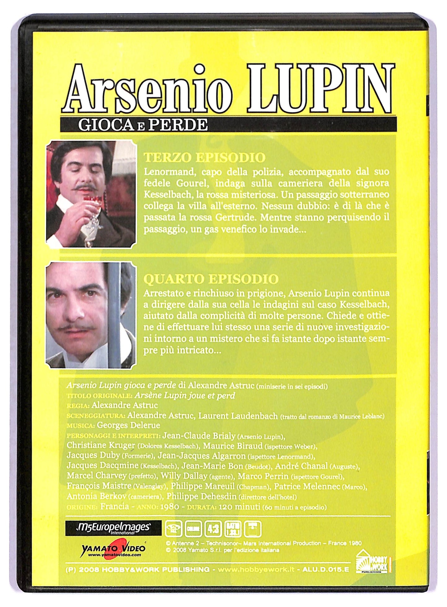 EBOND Jean-Claude Brialy Arsenio Lupin Gioca e Perde Episodi 3 e 4 EDITORIALE DVD D778638