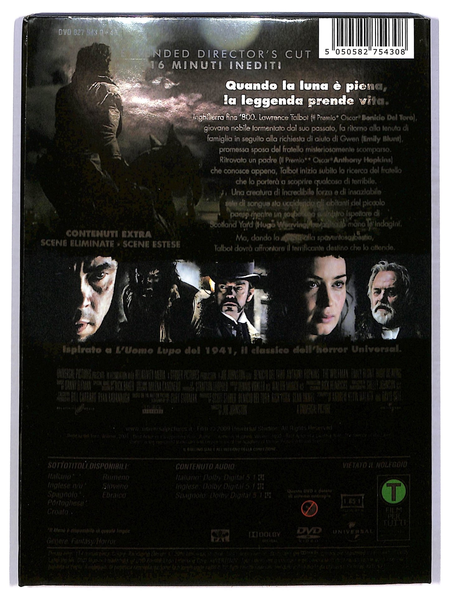 EBOND The Wolfman - Slipcase DVD SLIM D778714