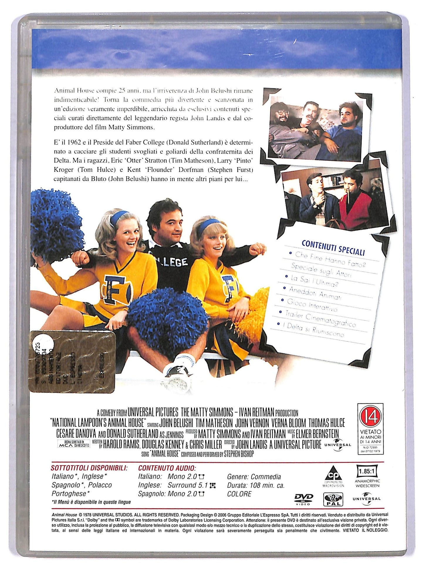 EBOND Animal House EDITORIALE DVD D778718
