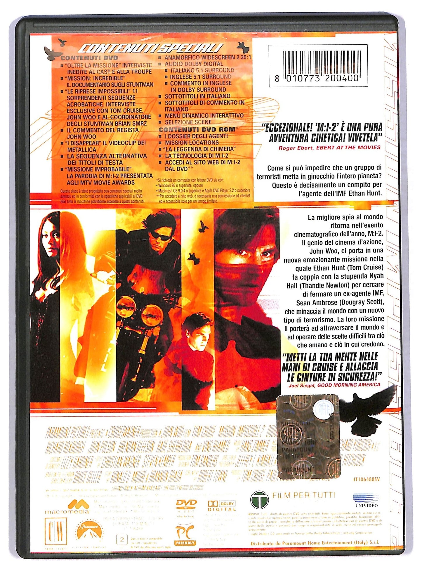 EBOND Mission Impossible 2 DVD D778742
