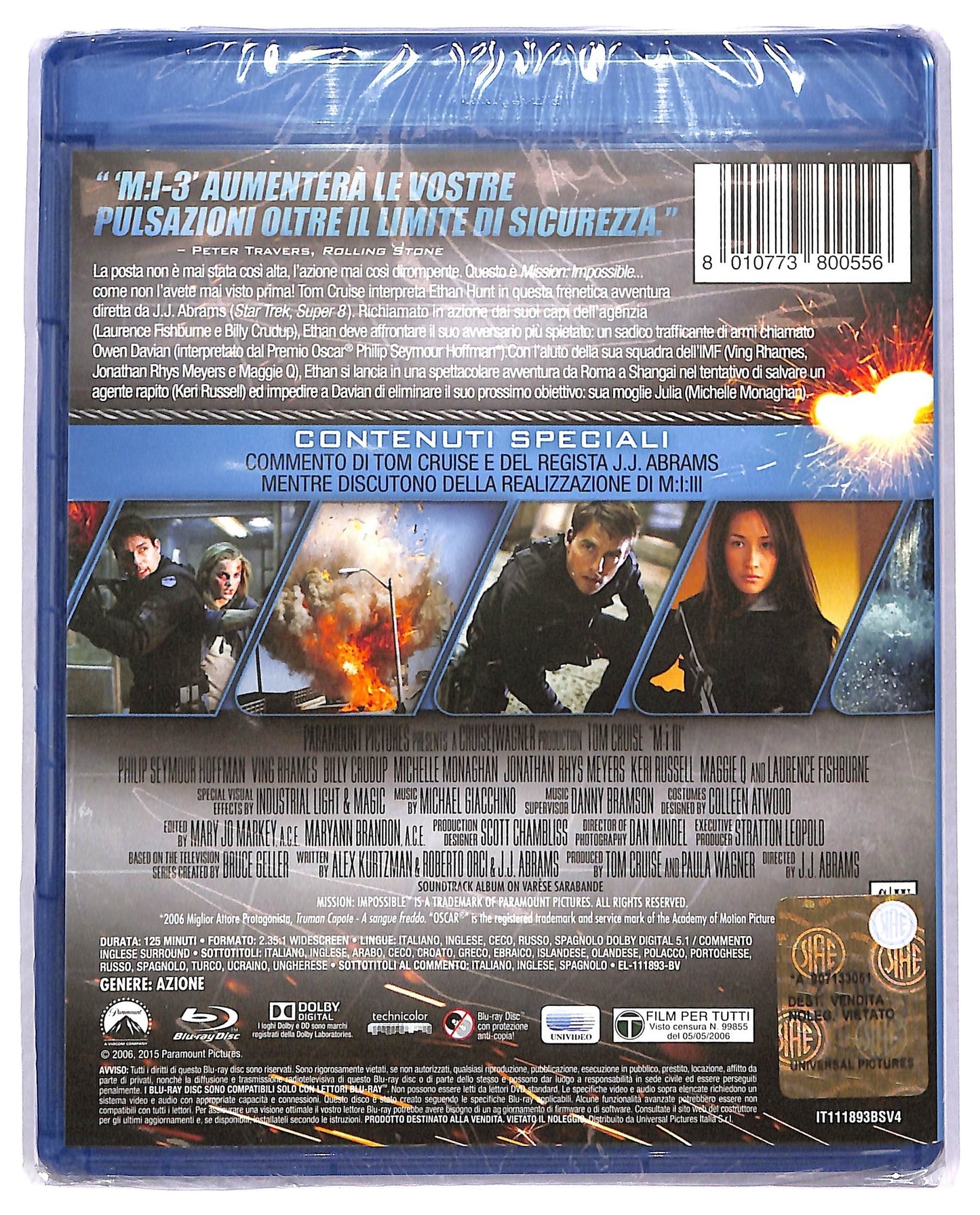 EBOND Mission impossible 3 BLURAY BLURAY BLURAY D778980