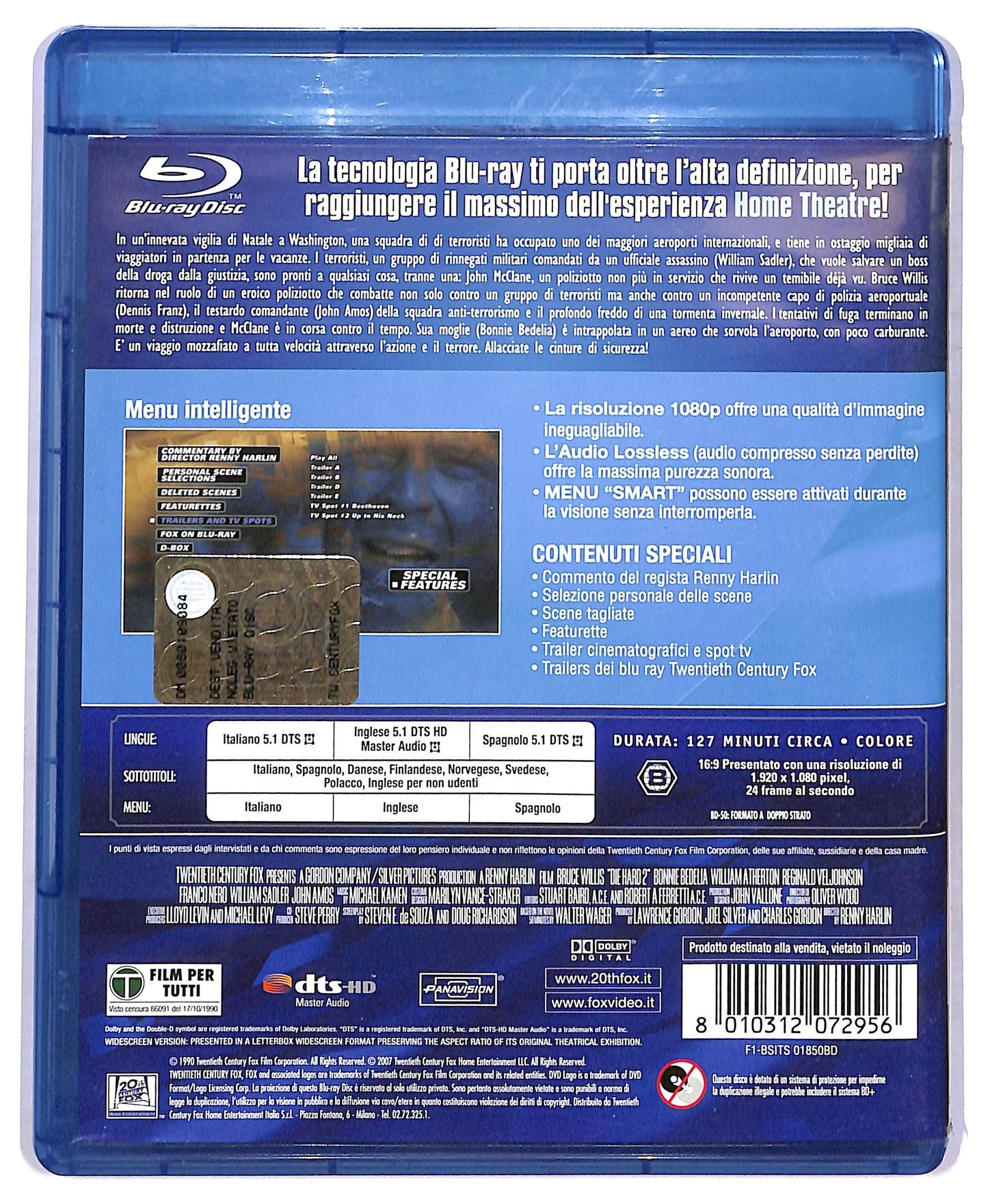 EBOND Die Hard 2 - 58 Minuti Per Morire BLURAY D779029