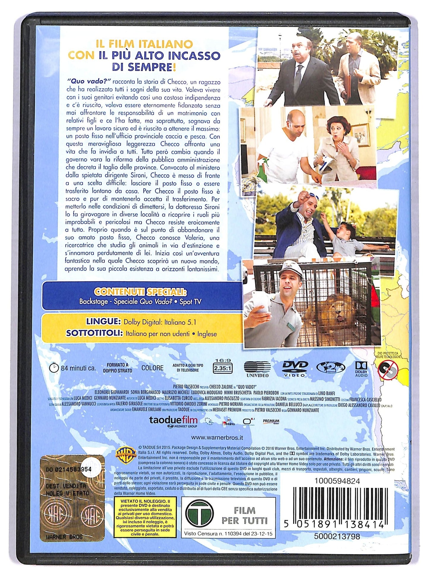 EBOND Quo Vado? DVD D779032