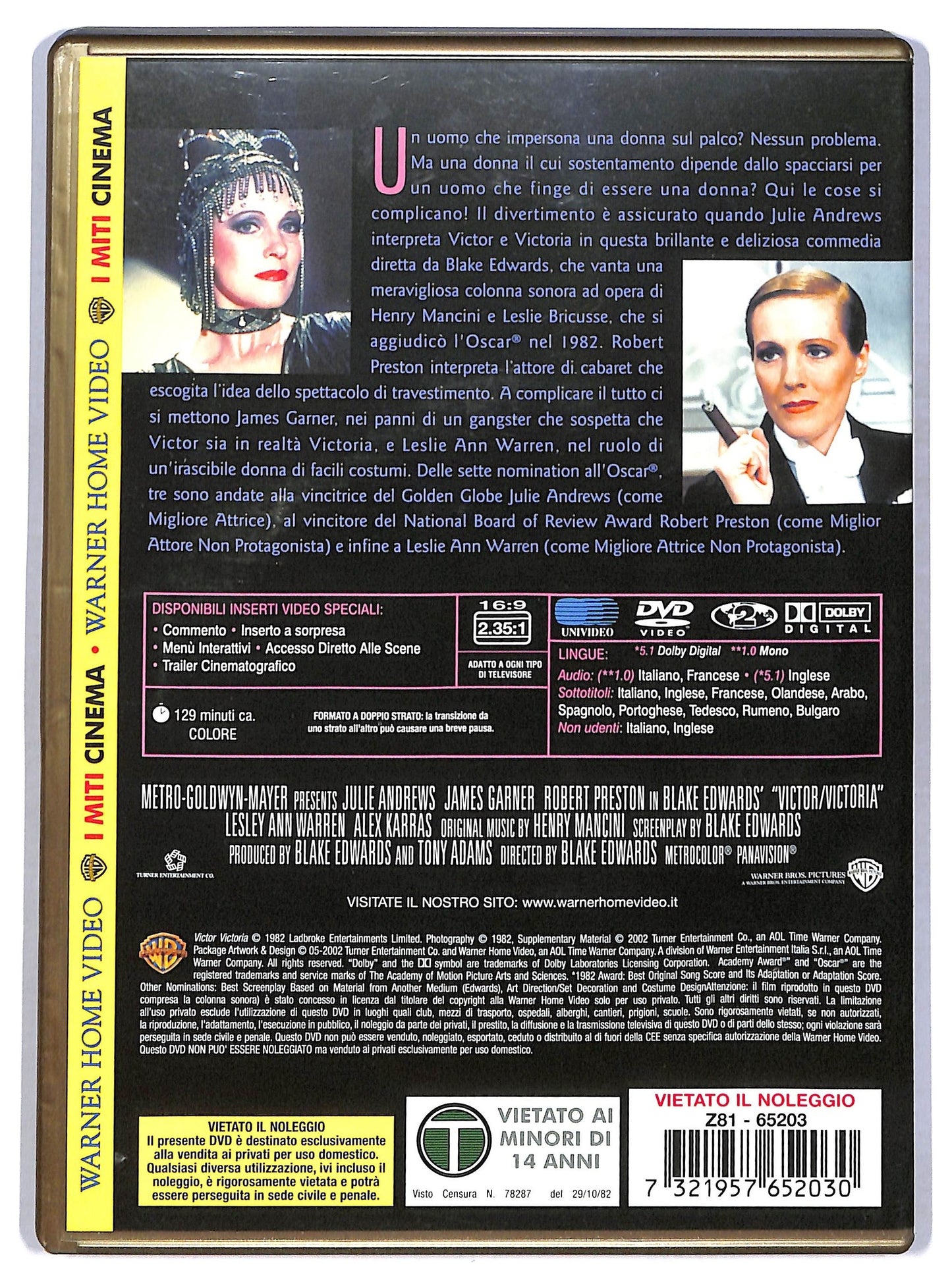 EBOND Victor Victoria DVD D779251