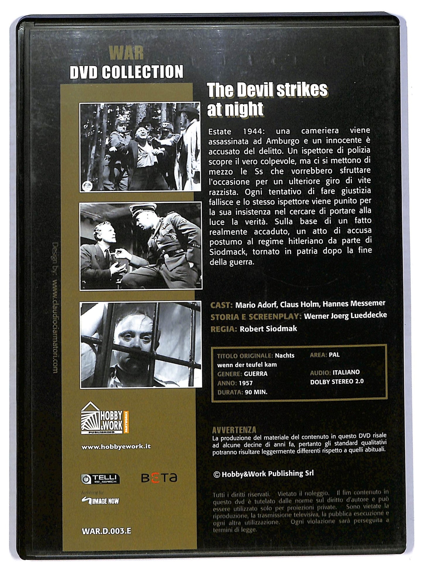 EBOND War DVD Collection - The Devil strikes at night EDITORIALE DVD D779304